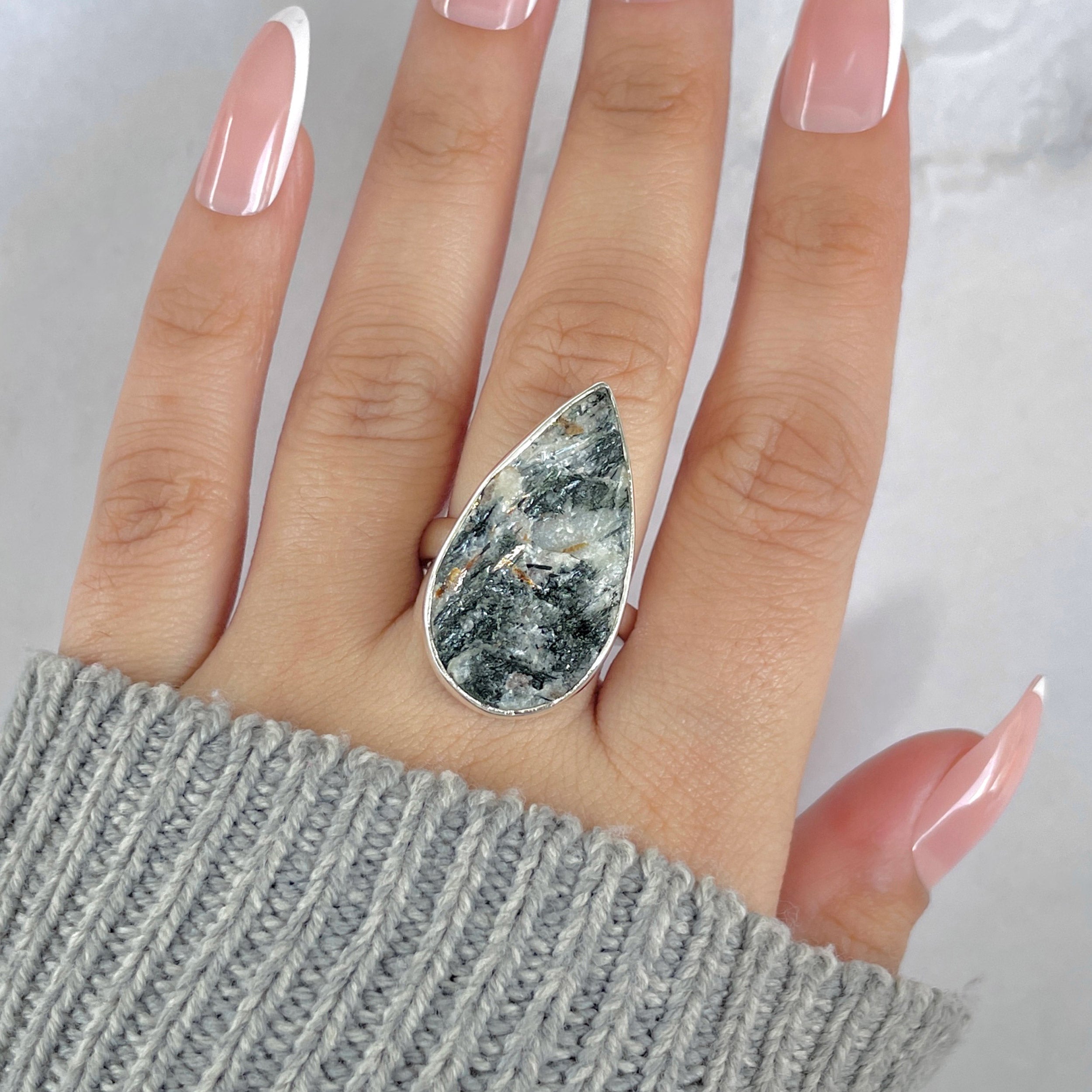 Astrophyllite Adjustable Ring-(AST-R-16.)