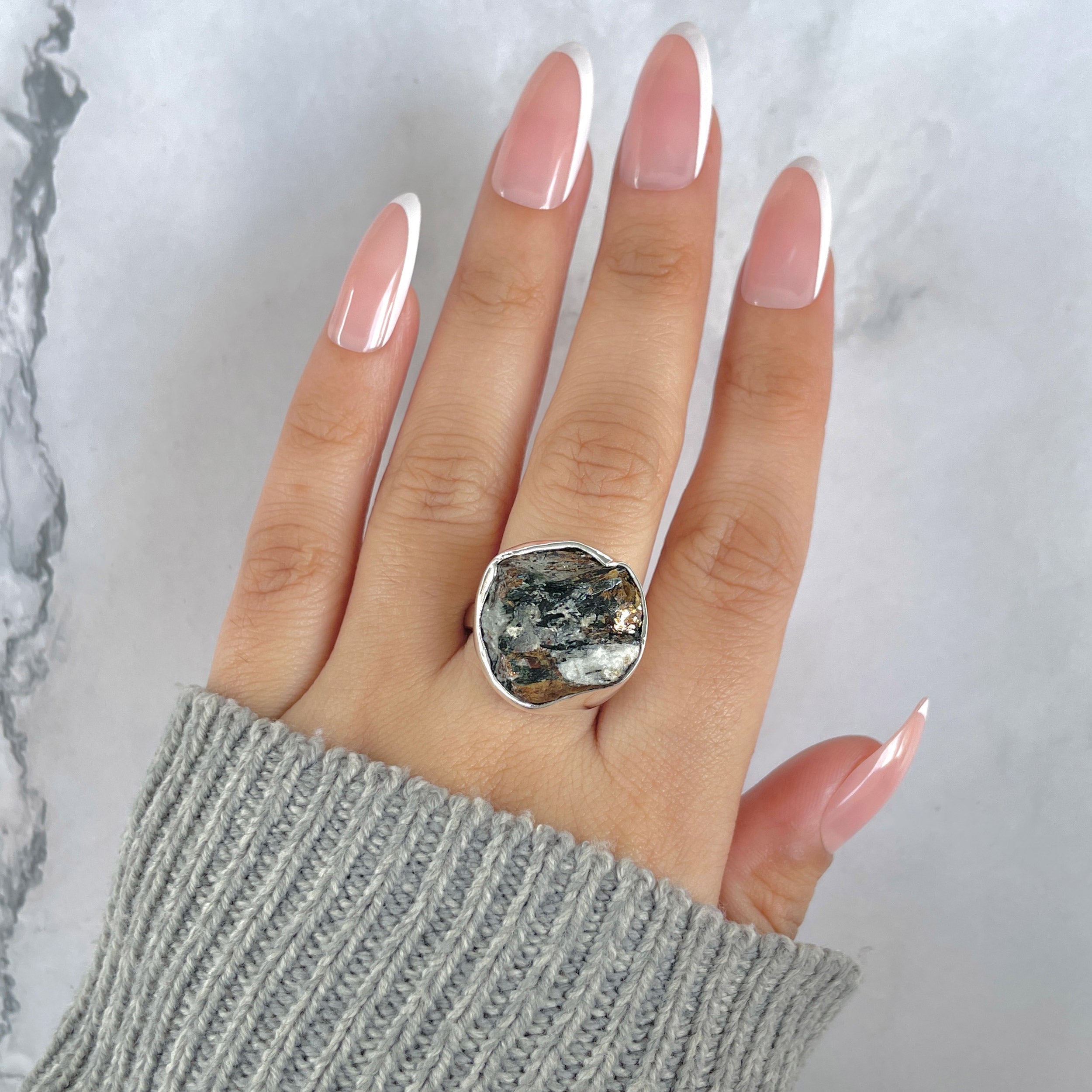 Astrophyllite Adjustable Ring-(AST-R-18.)