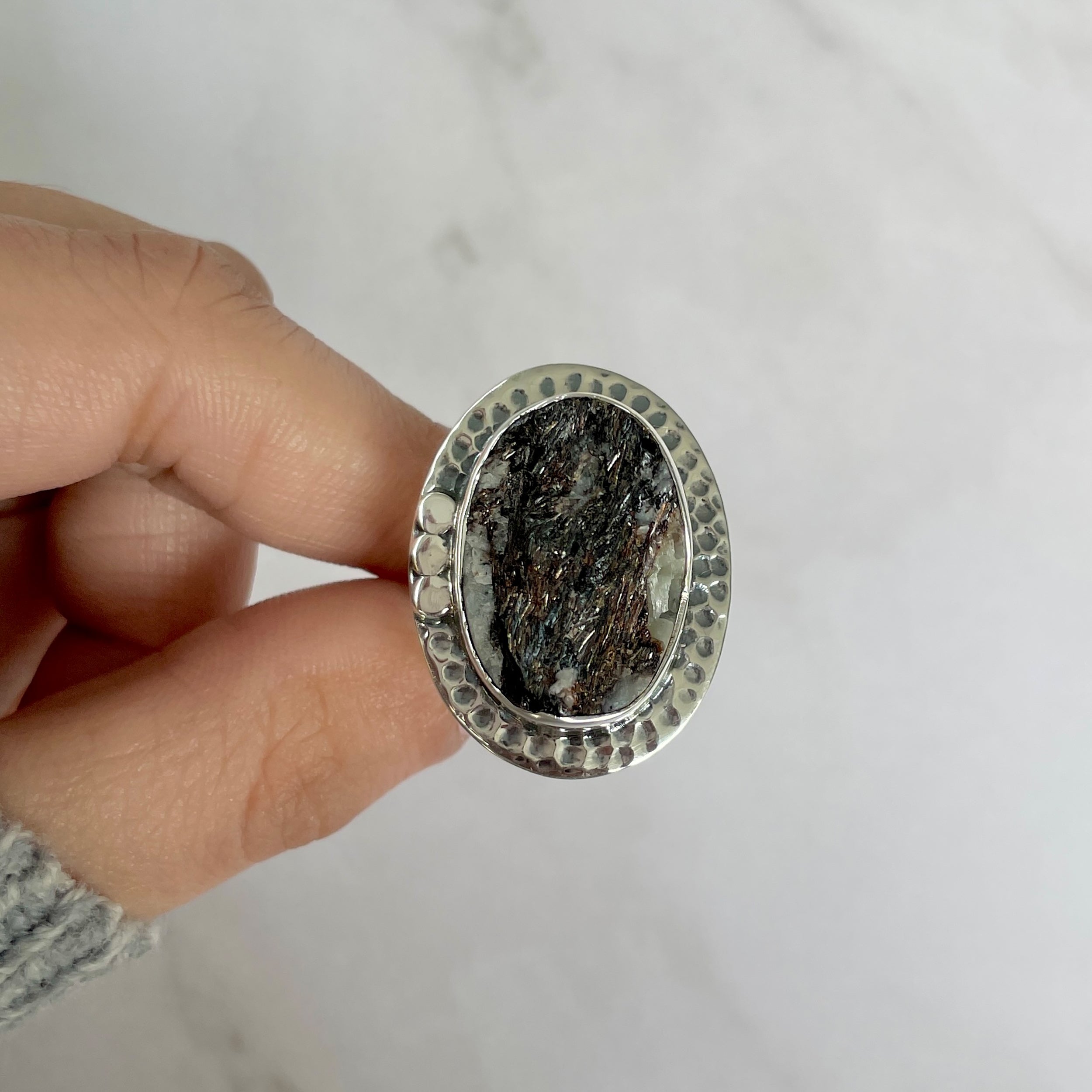 Astrophyllite Adjustable Ring-(AST-R-2.)