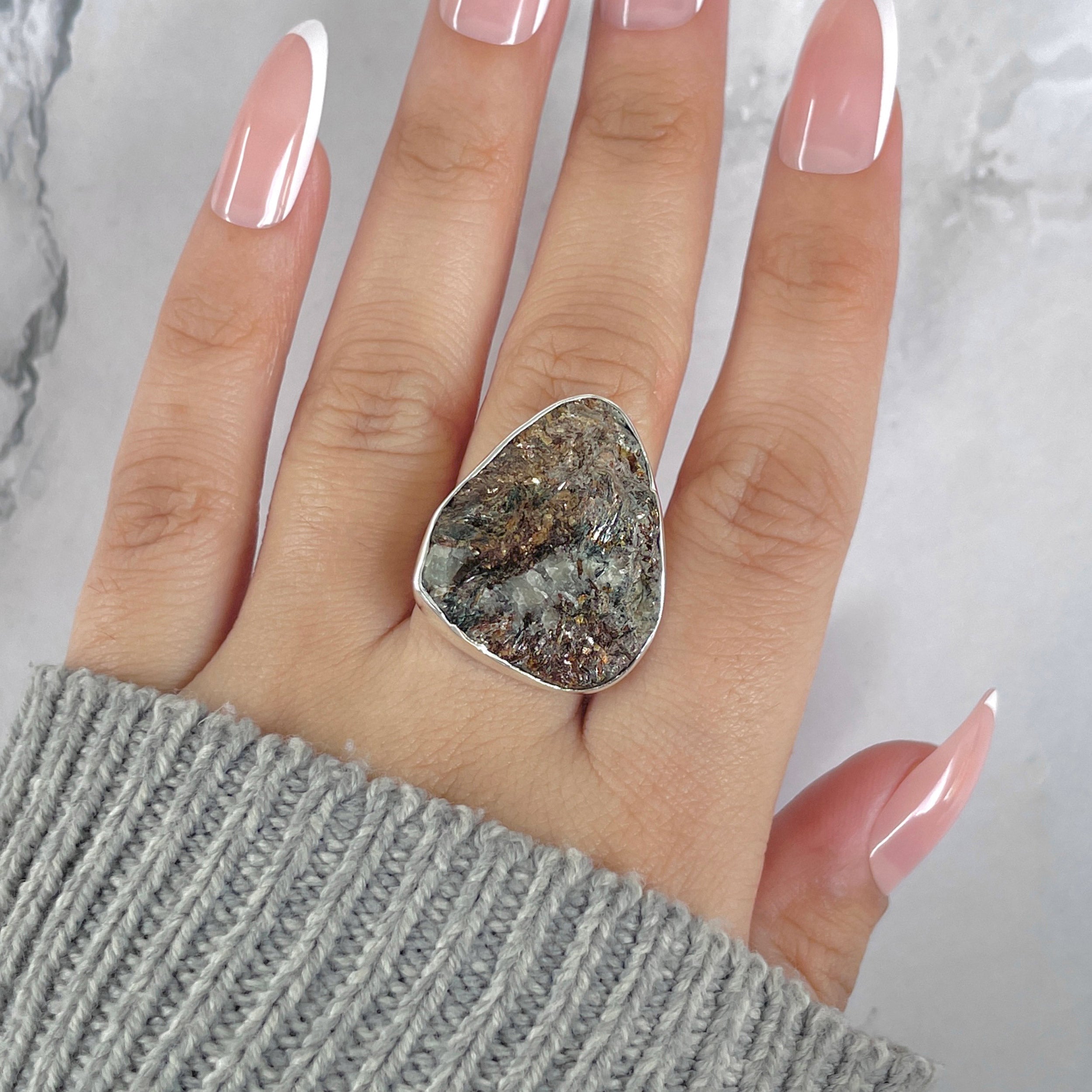 Astrophyllite Adjustable Ring-(AST-R-20.)