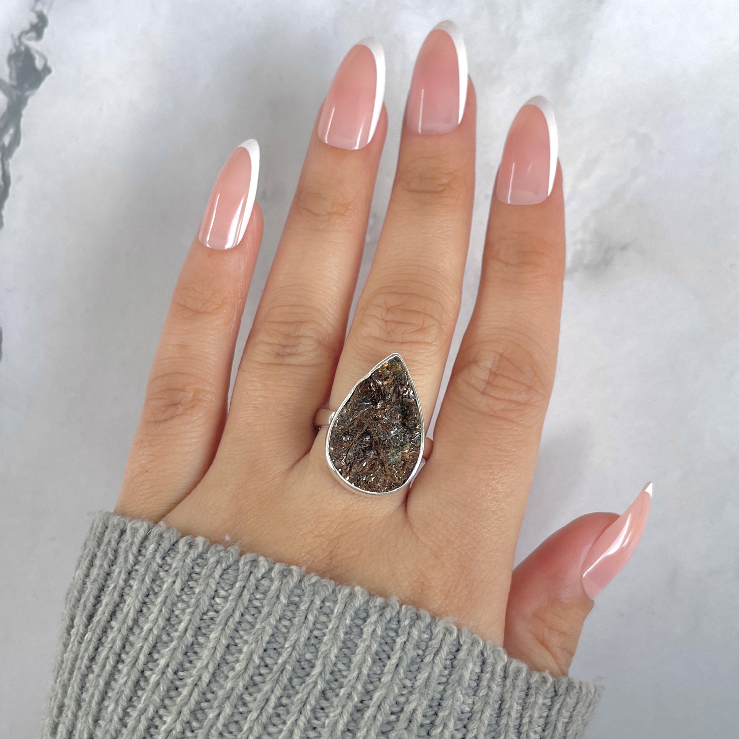 Astrophyllite Adjustable Ring-(AST-R-21.)