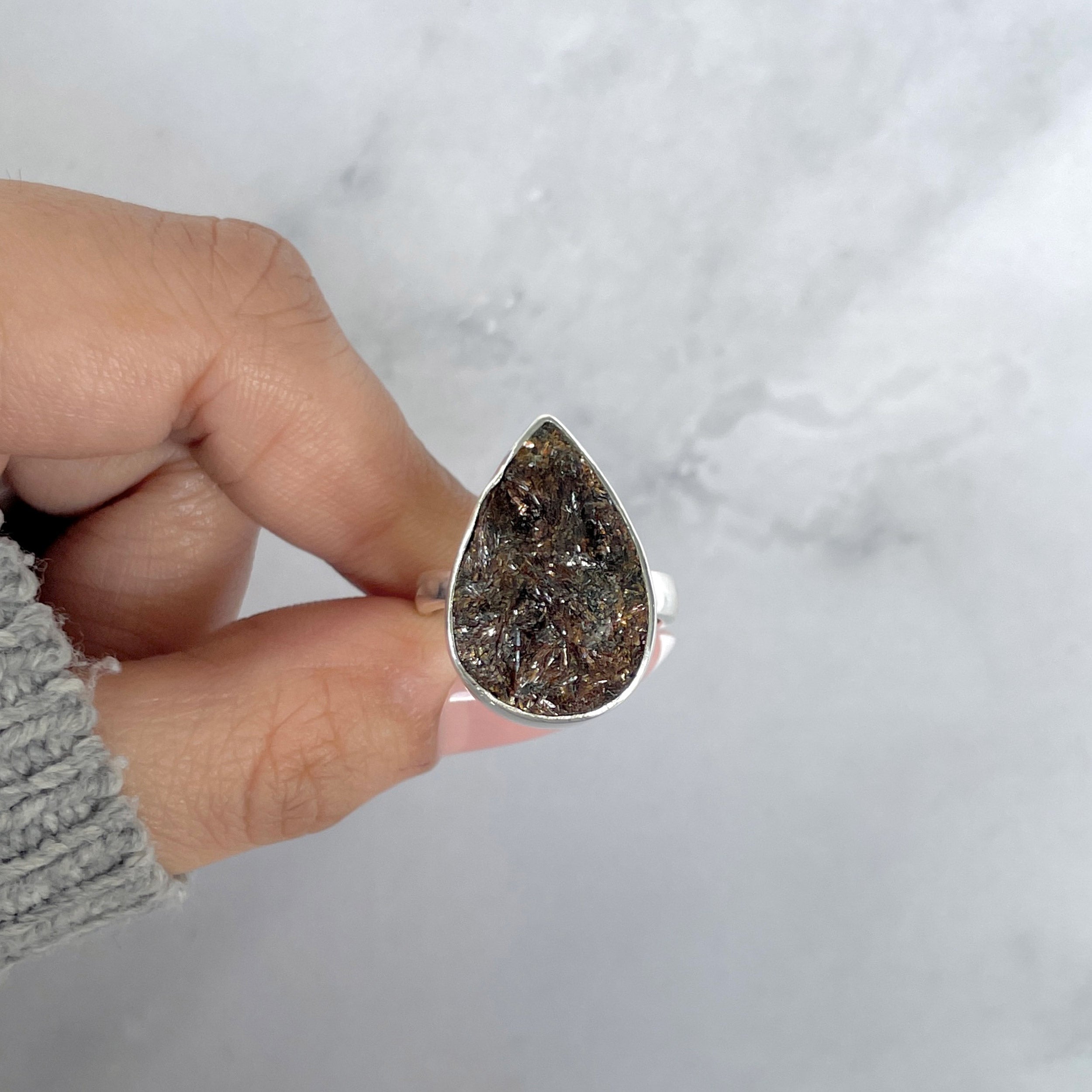 Astrophyllite Adjustable Ring-(AST-R-21.)