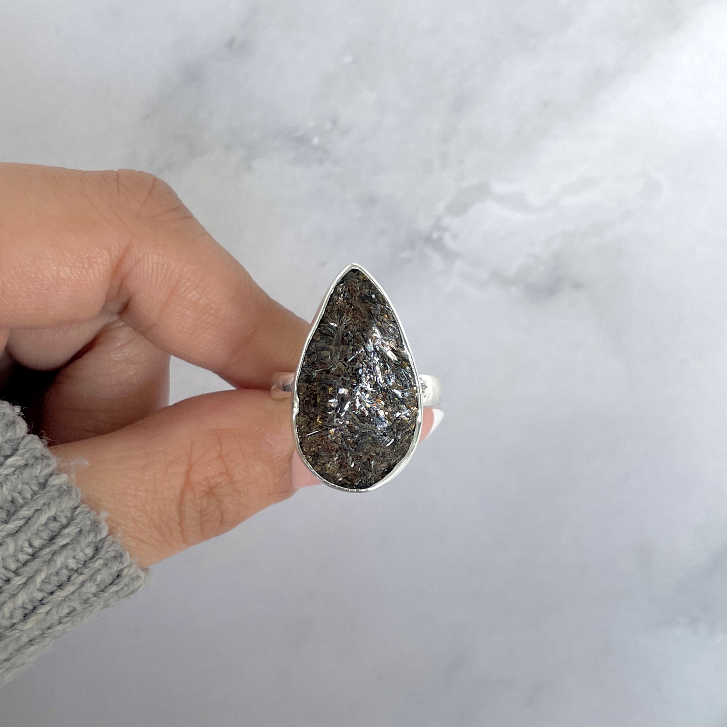 Astrophyllite Adjustable Ring-(AST-R-22.)