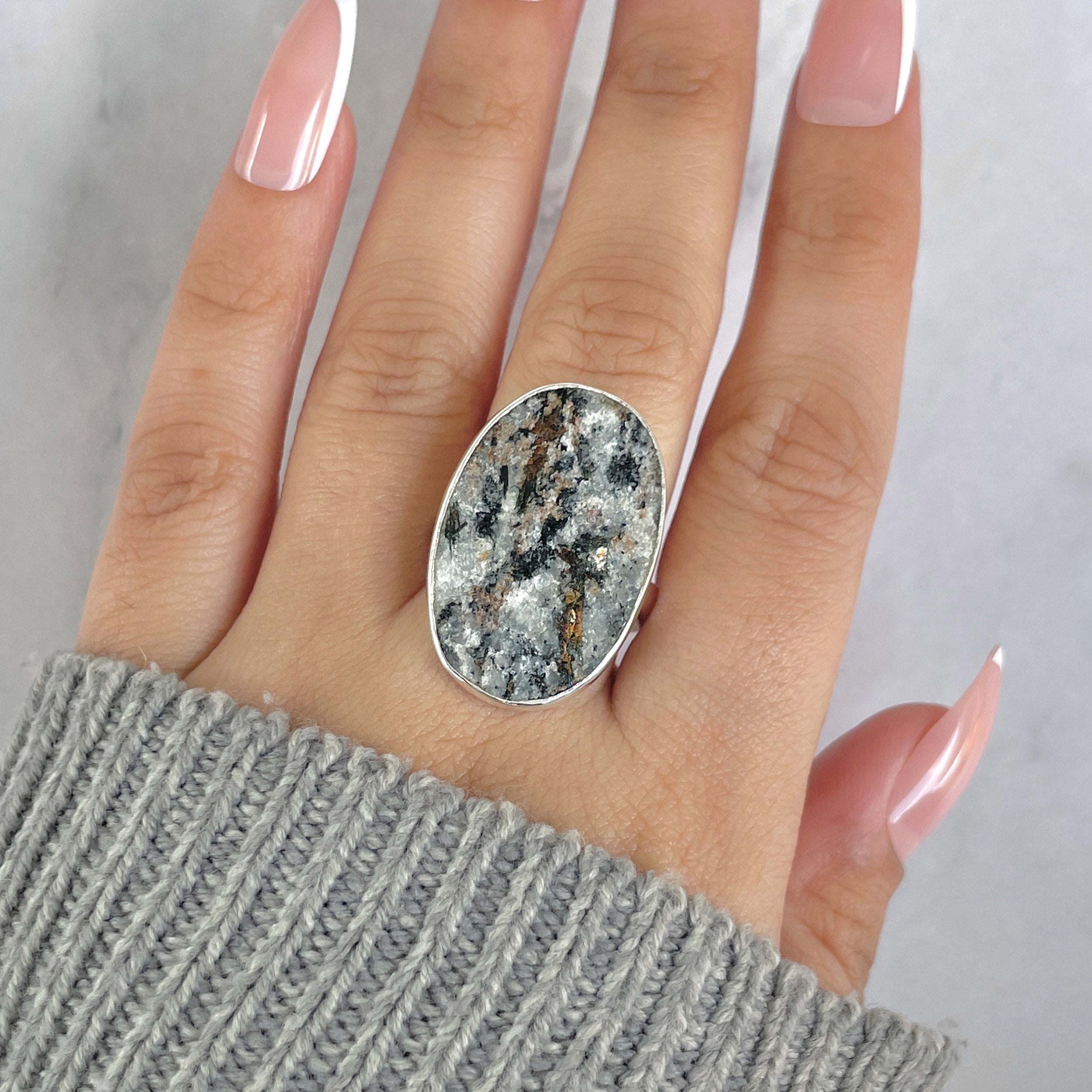 Astrophyllite Adjustable Ring-(AST-R-23.)