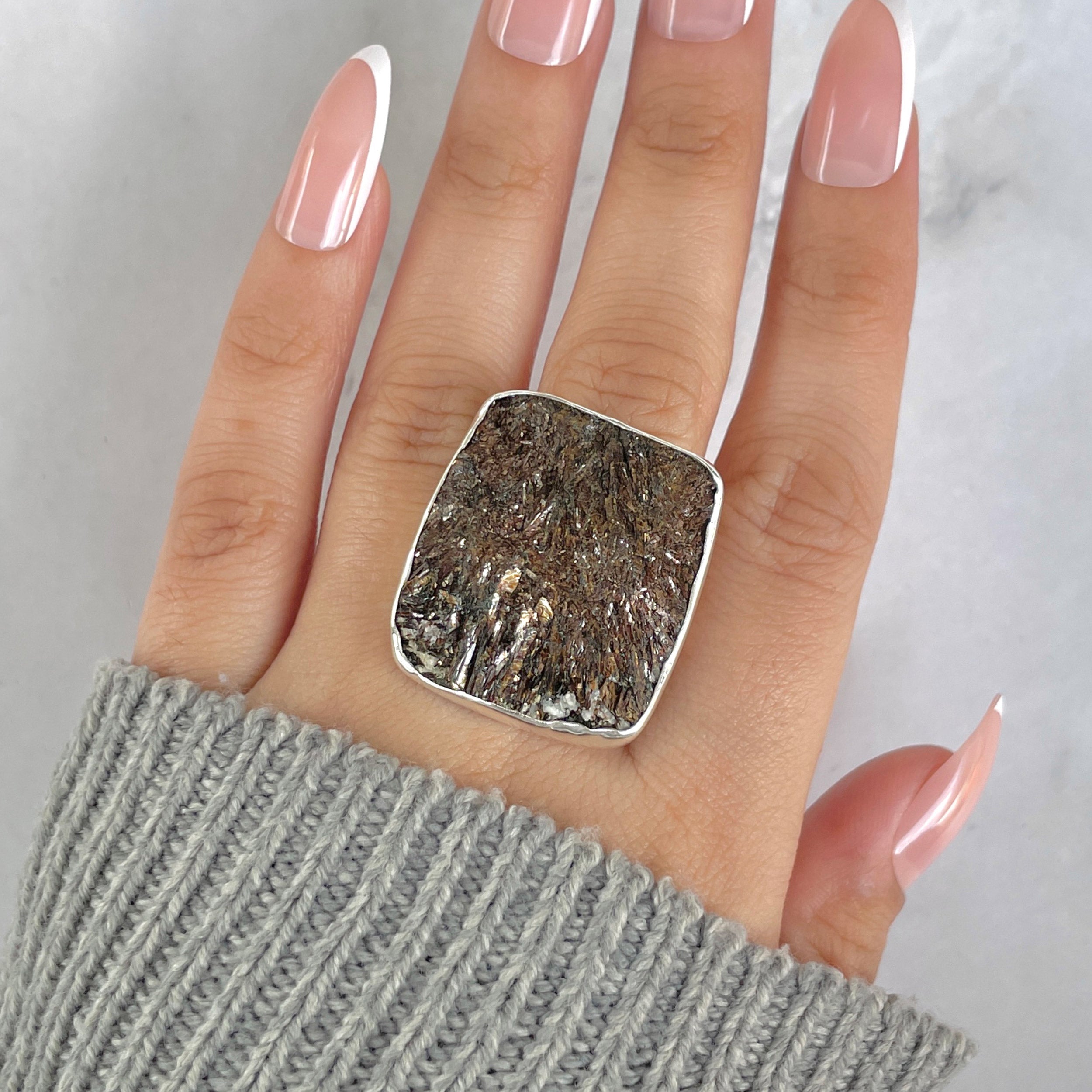 Astrophyllite Adjustable Ring-(AST-R-24.)