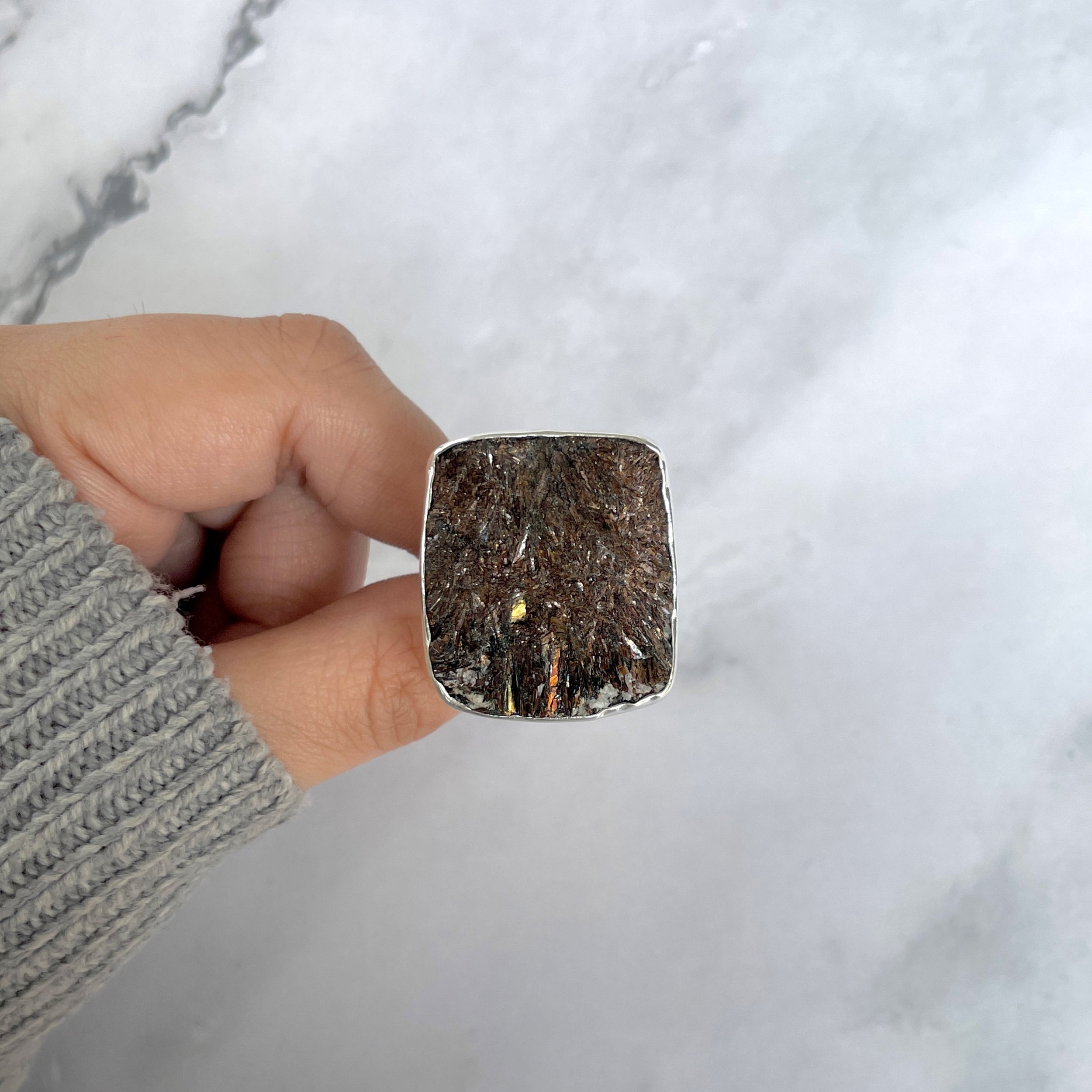 Astrophyllite Adjustable Ring-(AST-R-24.)