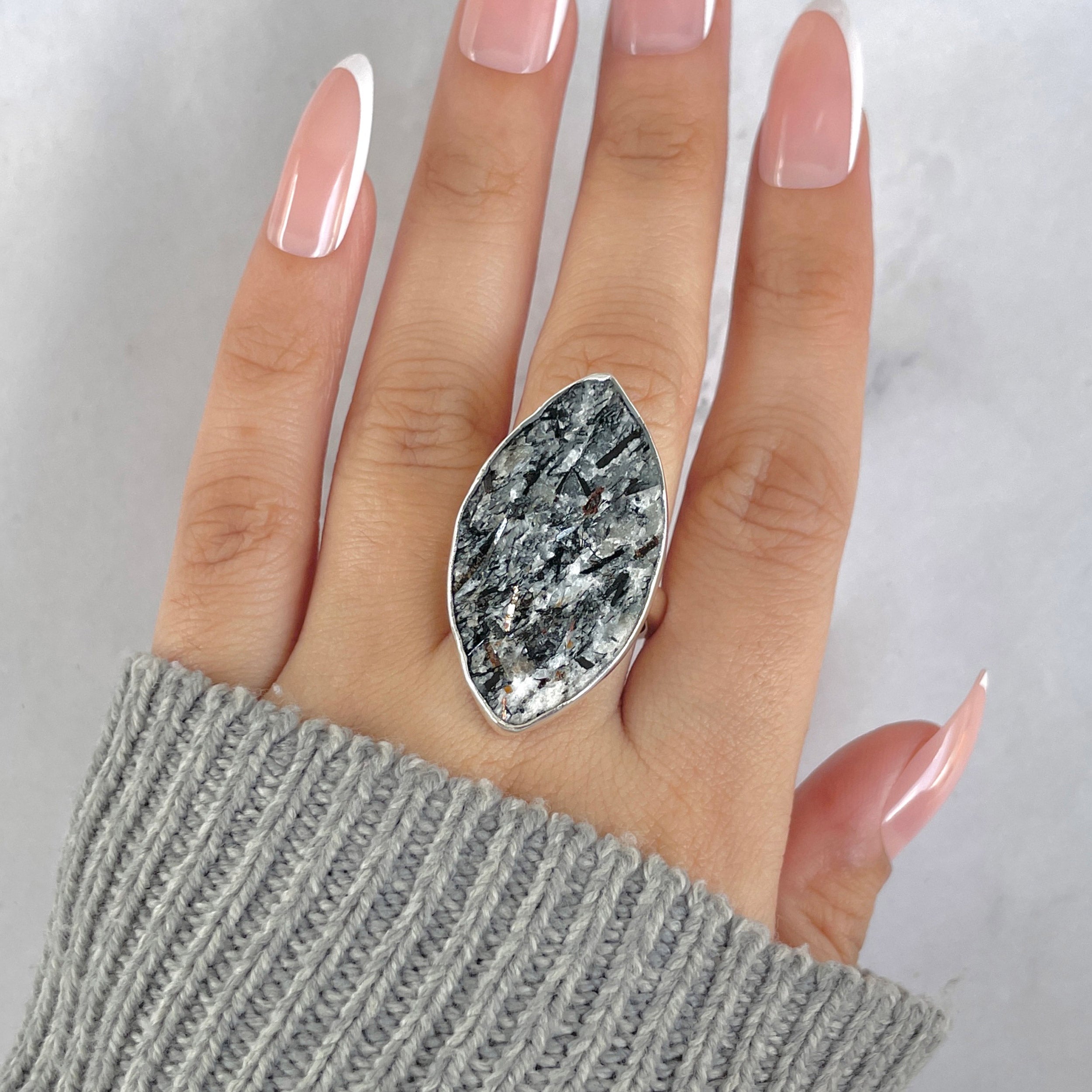 Astrophyllite Adjustable Ring-(AST-R-25.)