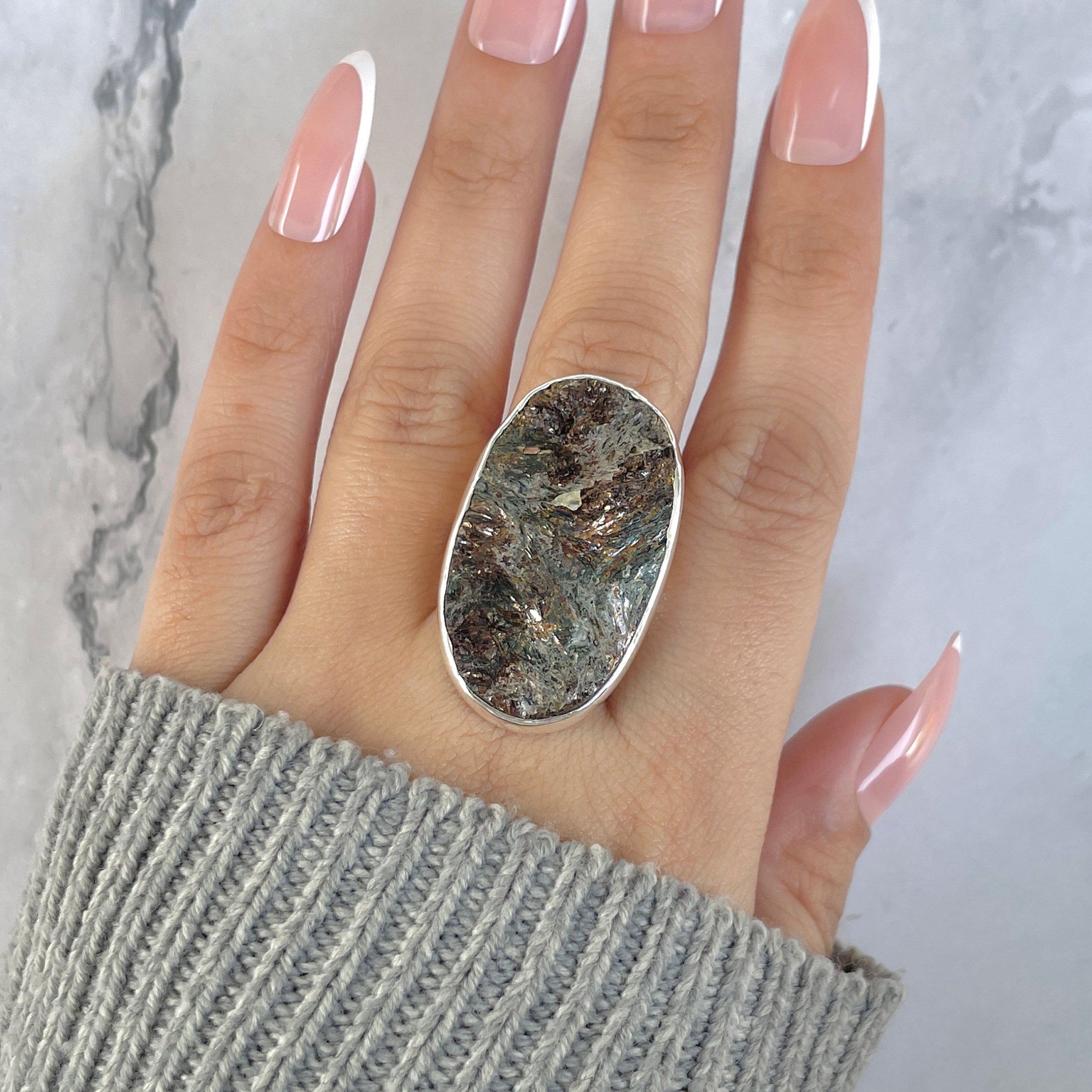 Astrophyllite Adjustable Ring-(AST-R-26.)