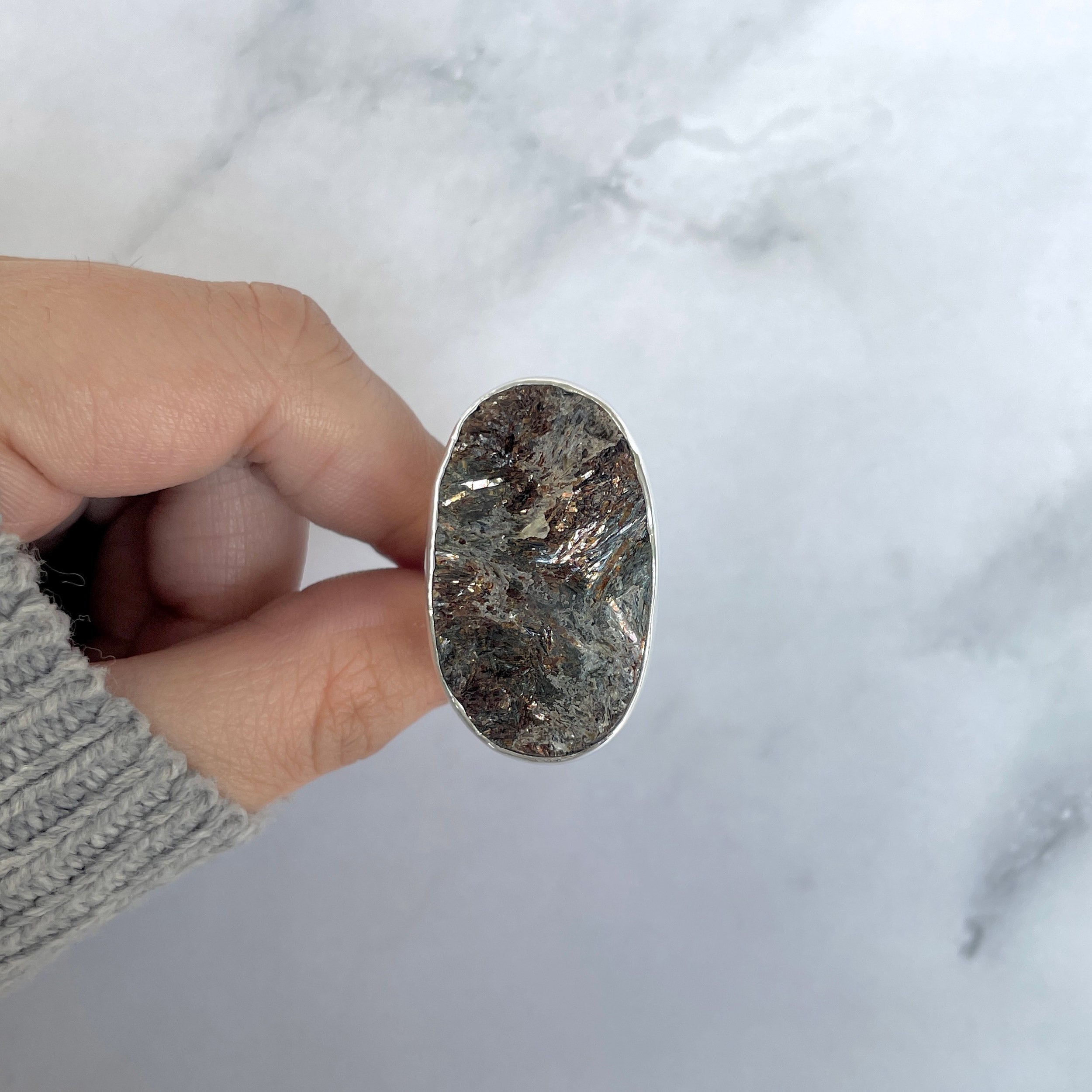 Astrophyllite Adjustable Ring-(AST-R-26.)