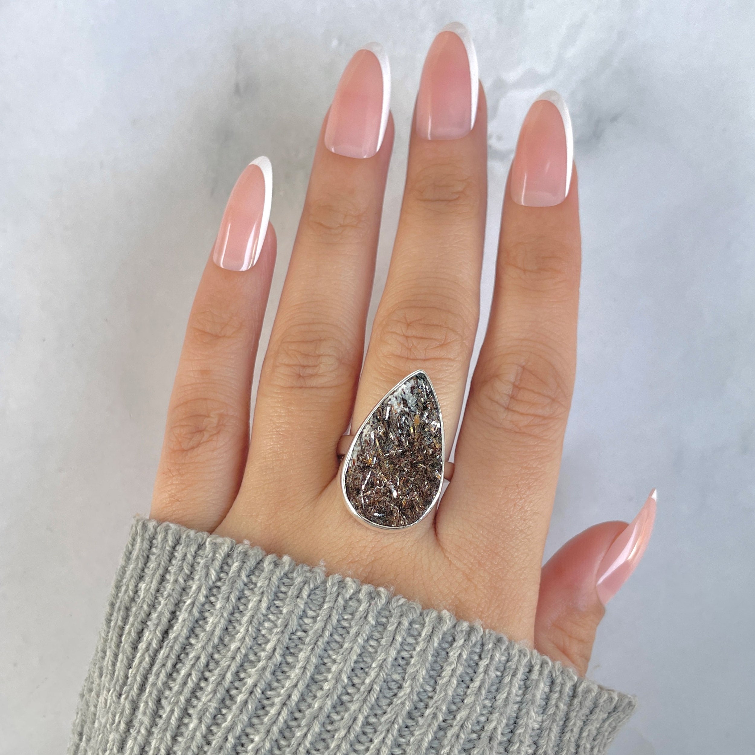 Astrophyllite Adjustable Ring-(AST-R-27.)