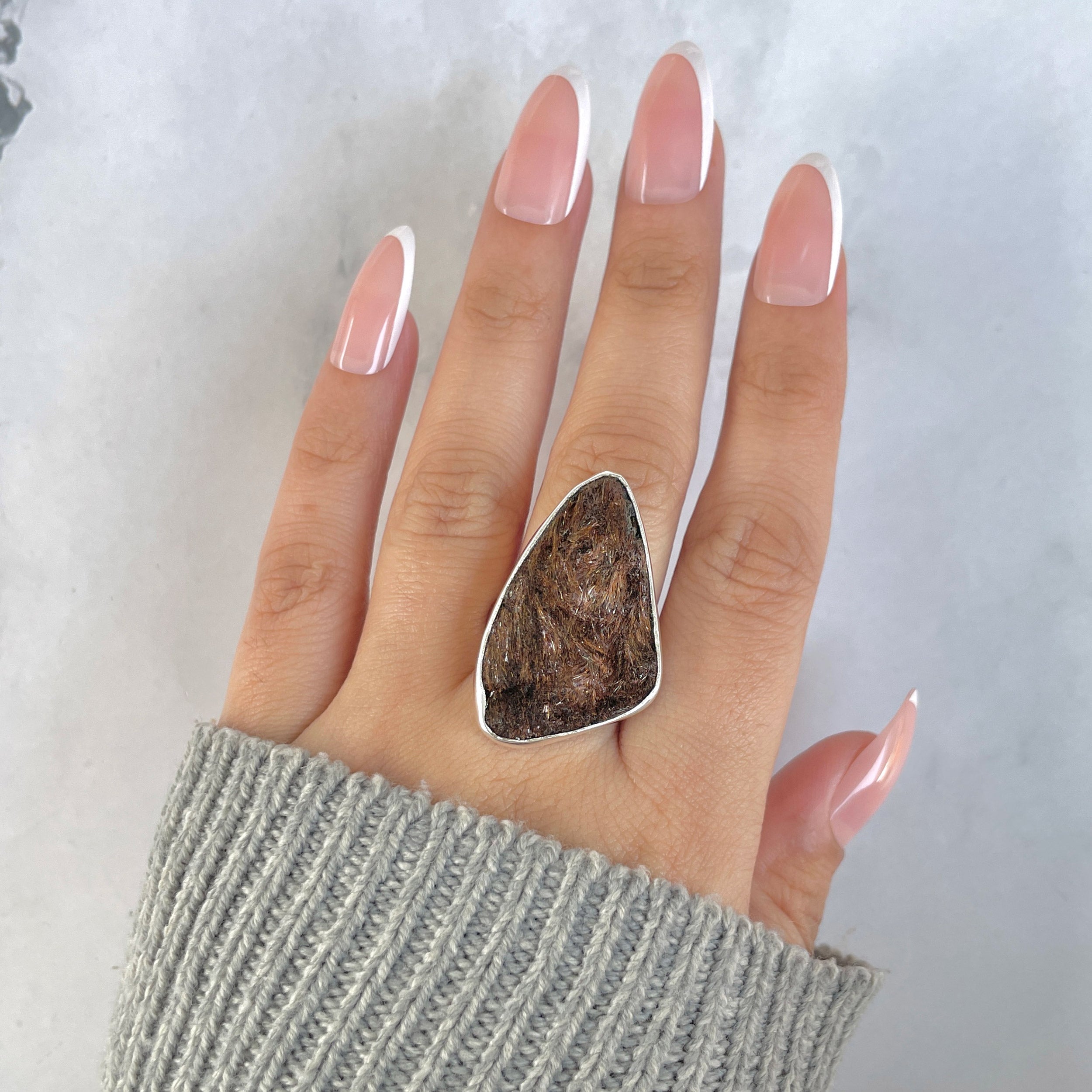 Astrophyllite Adjustable Ring-(AST-R-28.)