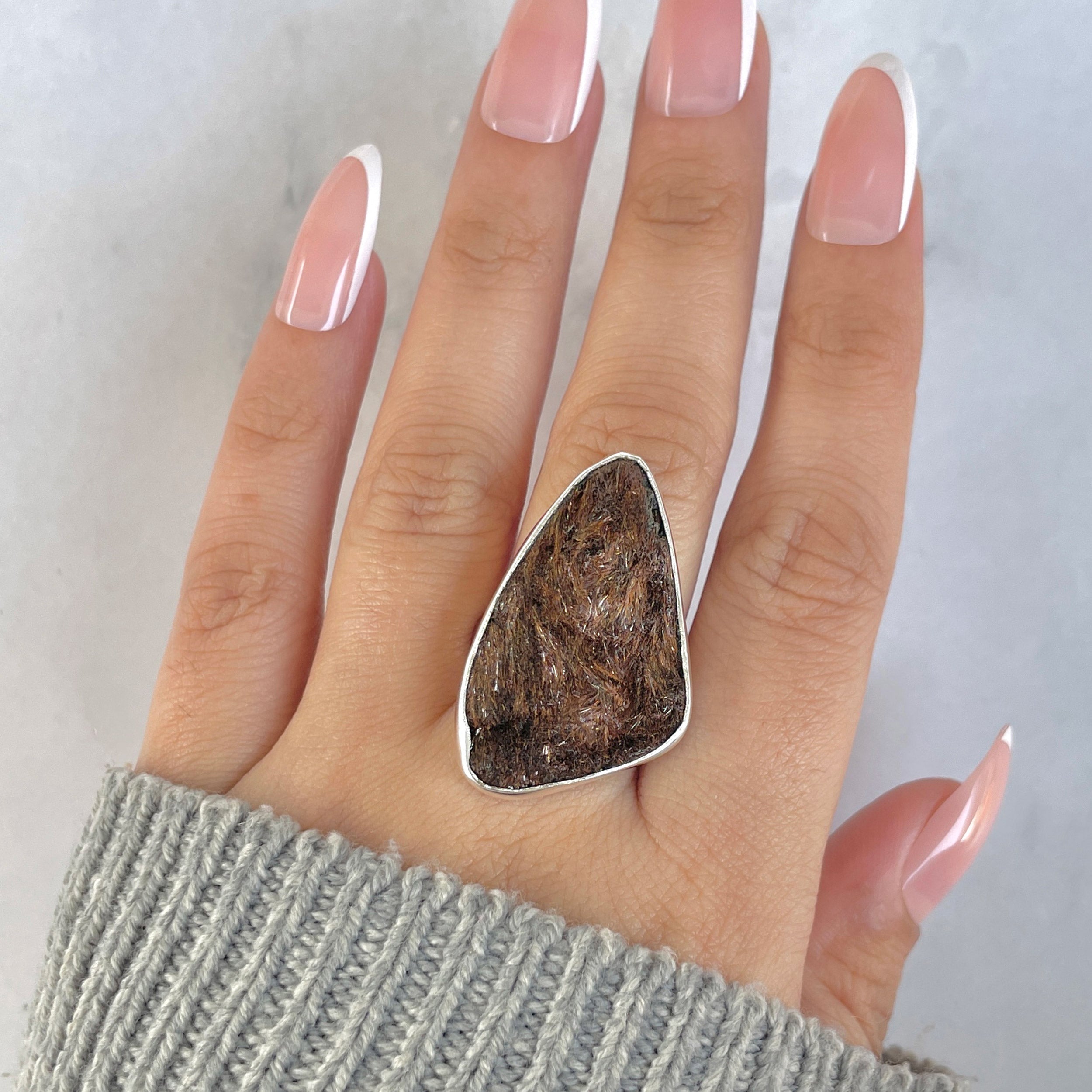 Astrophyllite Adjustable Ring-(AST-R-28.)