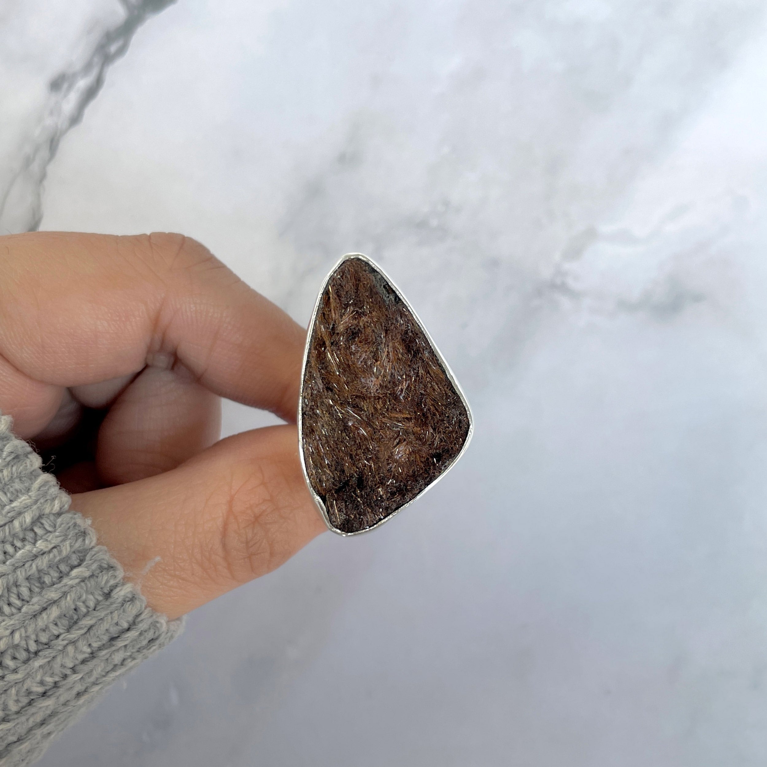 Astrophyllite Adjustable Ring-(AST-R-28.)