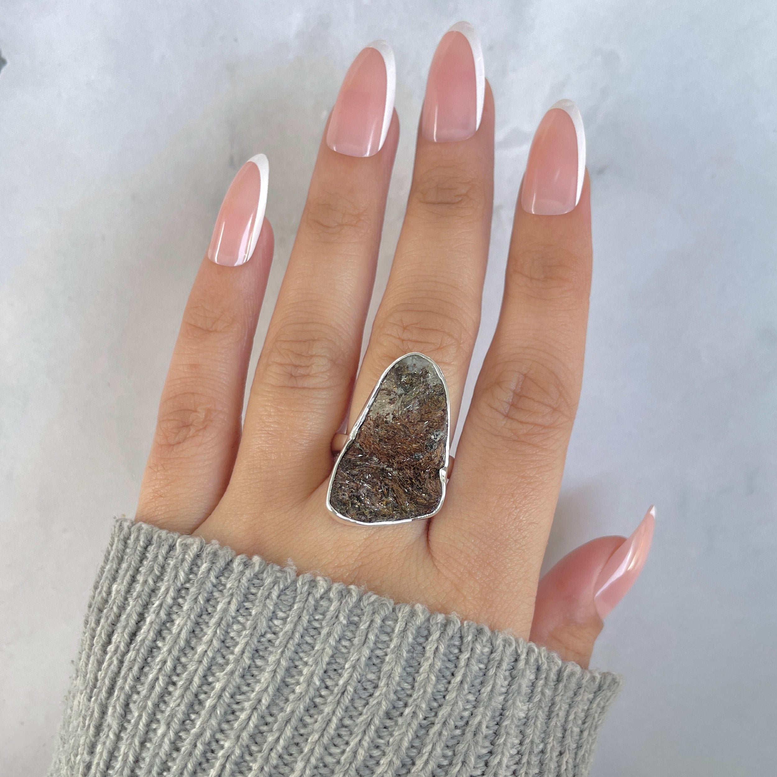 Astrophyllite Adjustable Ring-(AST-R-29.)