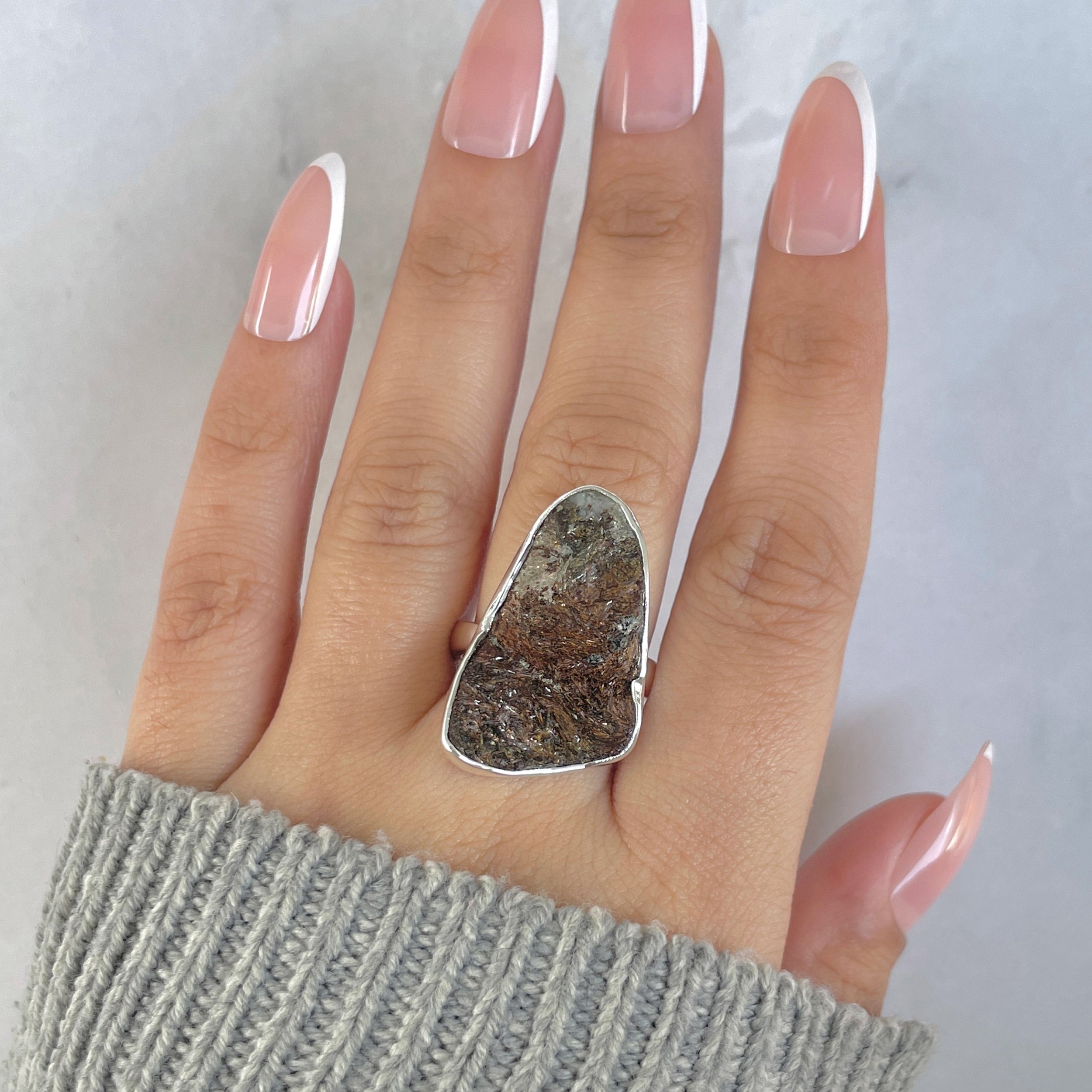 Astrophyllite Adjustable Ring-(AST-R-29.)
