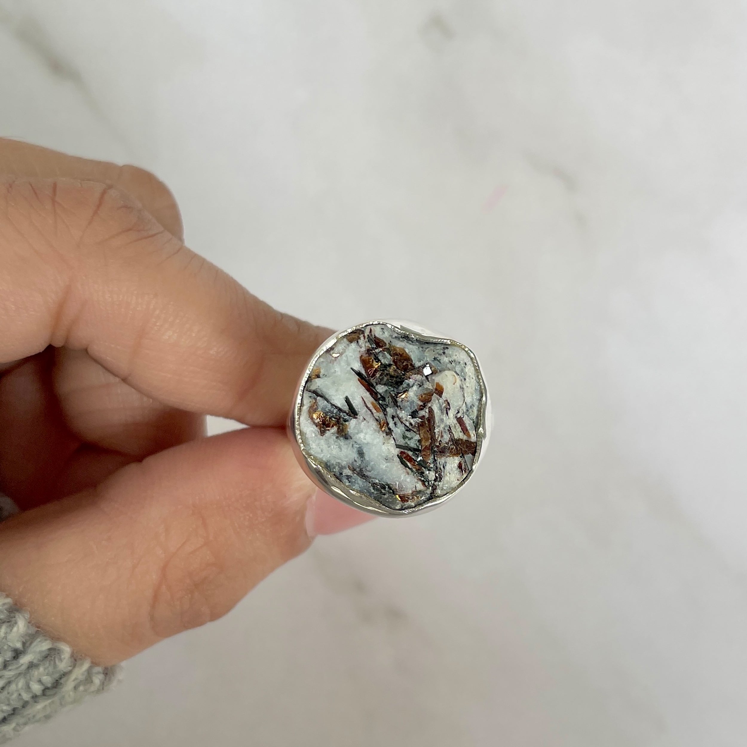 Astrophyllite Adjustable Ring-(AST-R-3.)