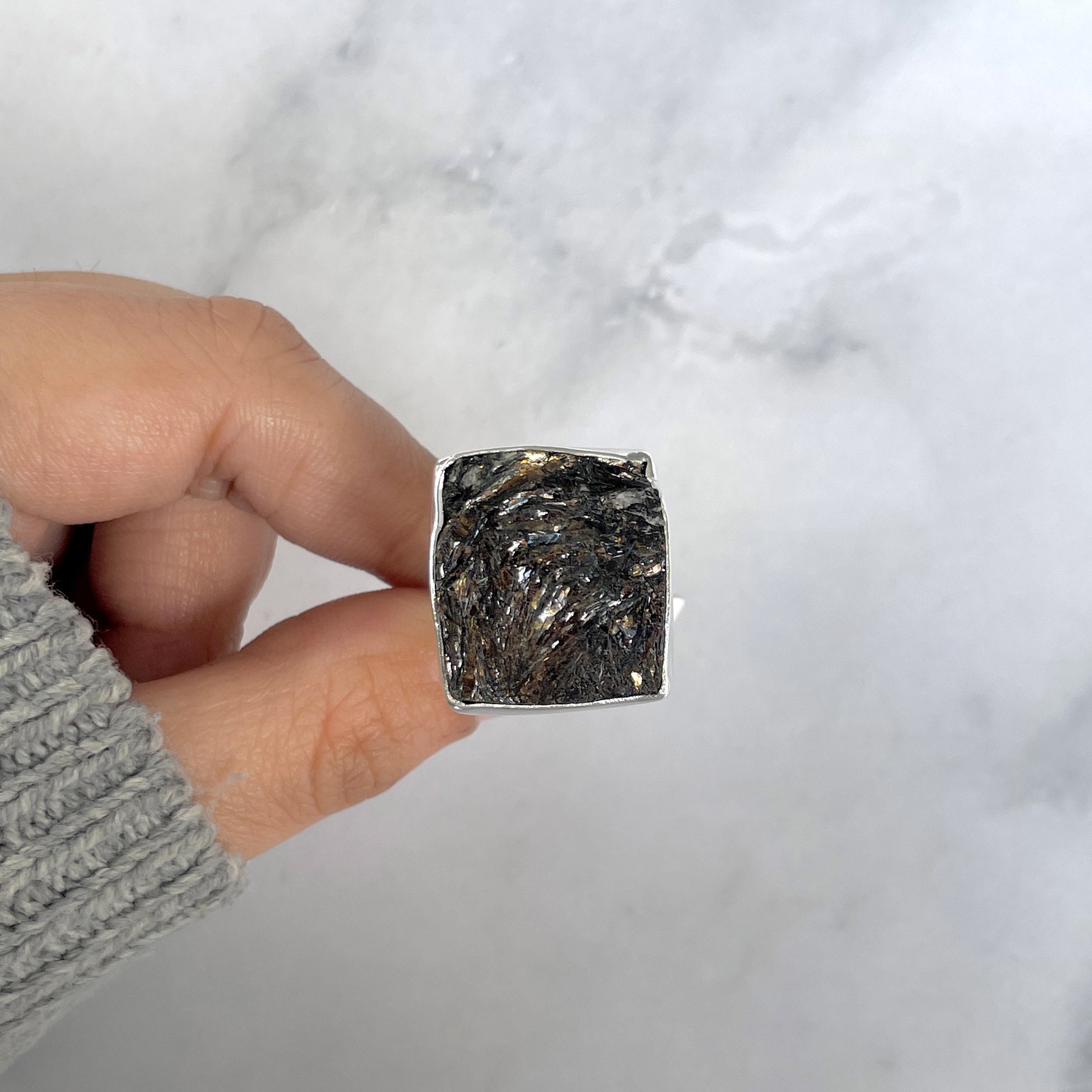 Astrophyllite Adjustable Ring-(AST-R-30.)