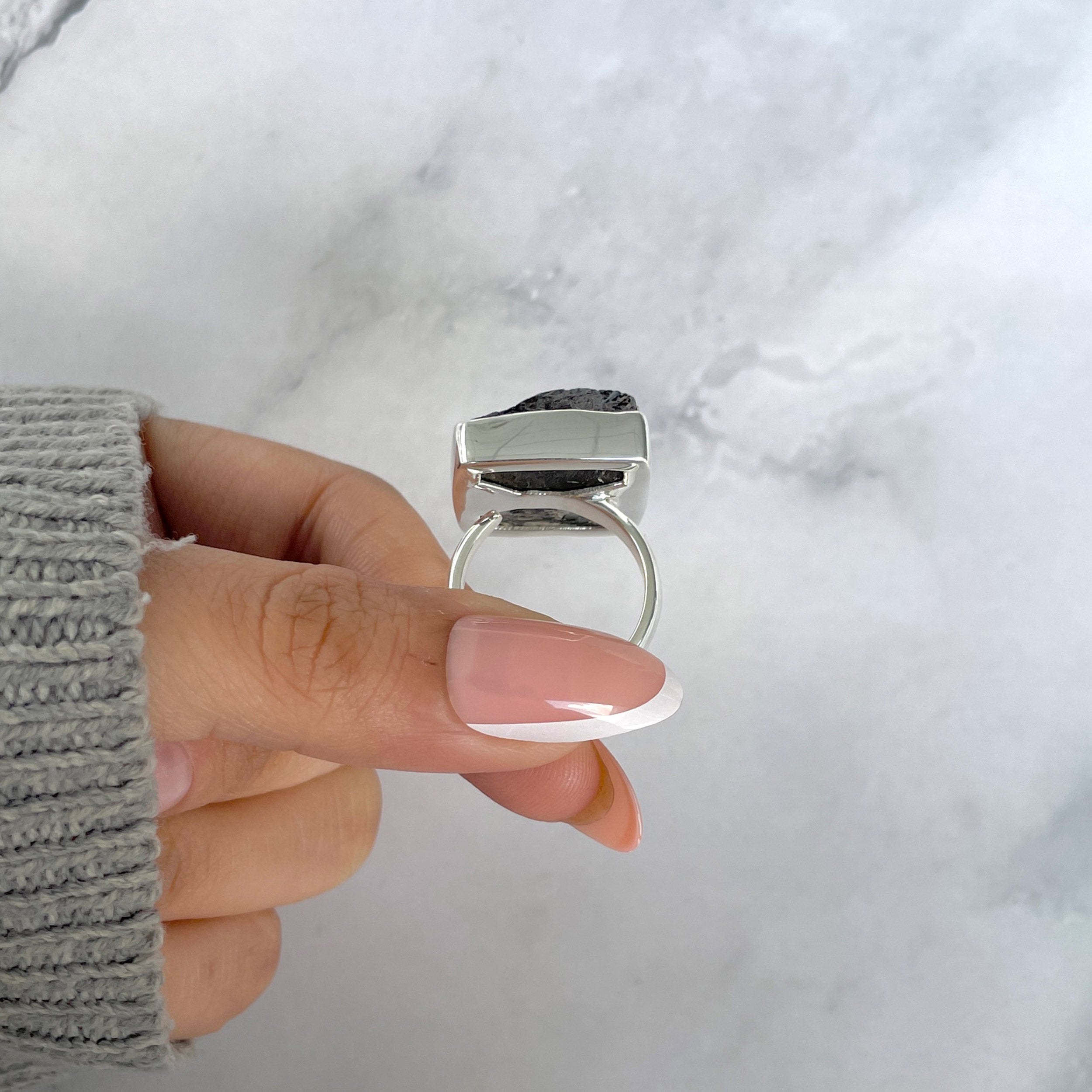 Astrophyllite Adjustable Ring-(AST-R-30.)