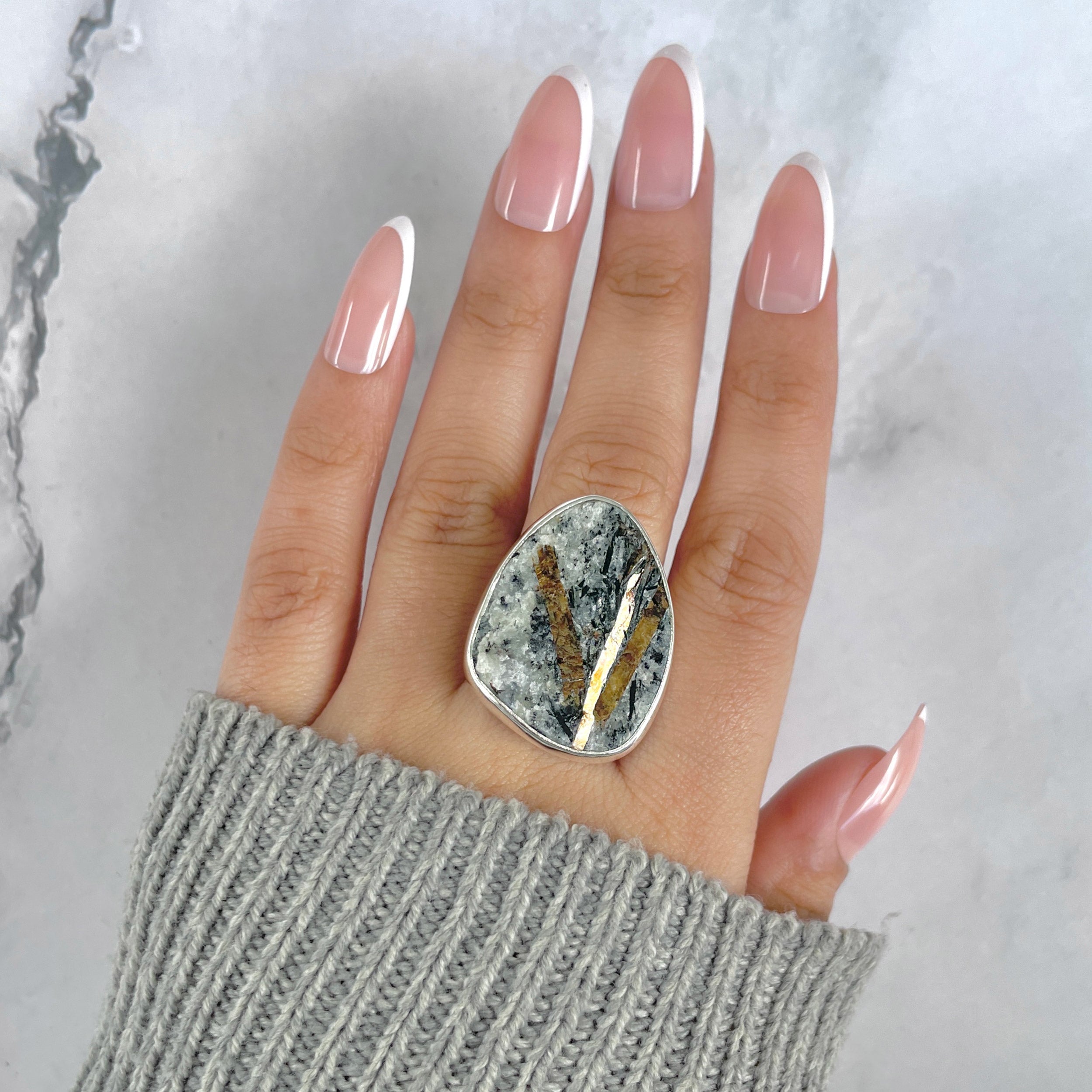 Astrophyllite Adjustable Ring-(AST-R-31.)