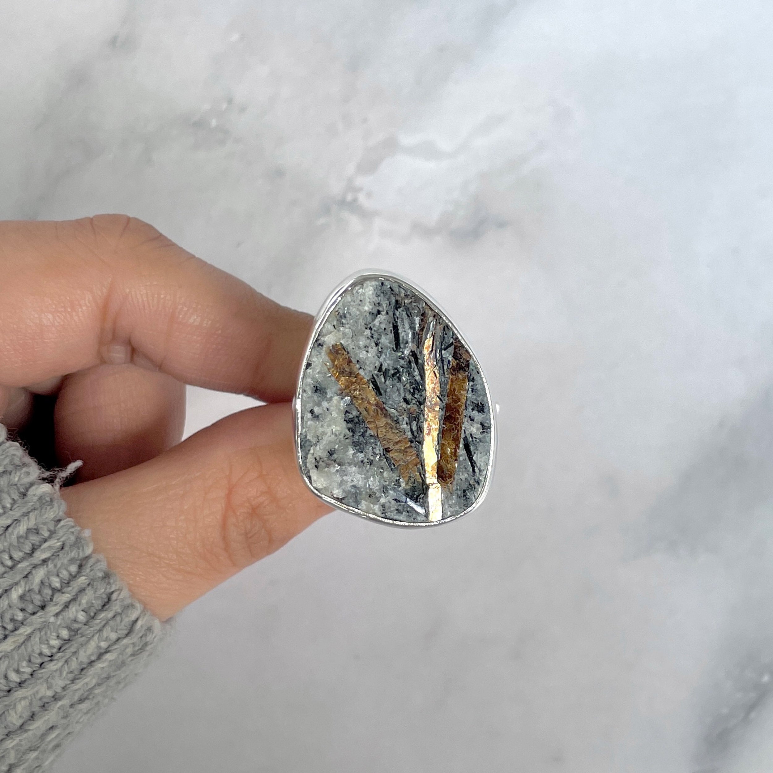 Astrophyllite Adjustable Ring-(AST-R-31.)