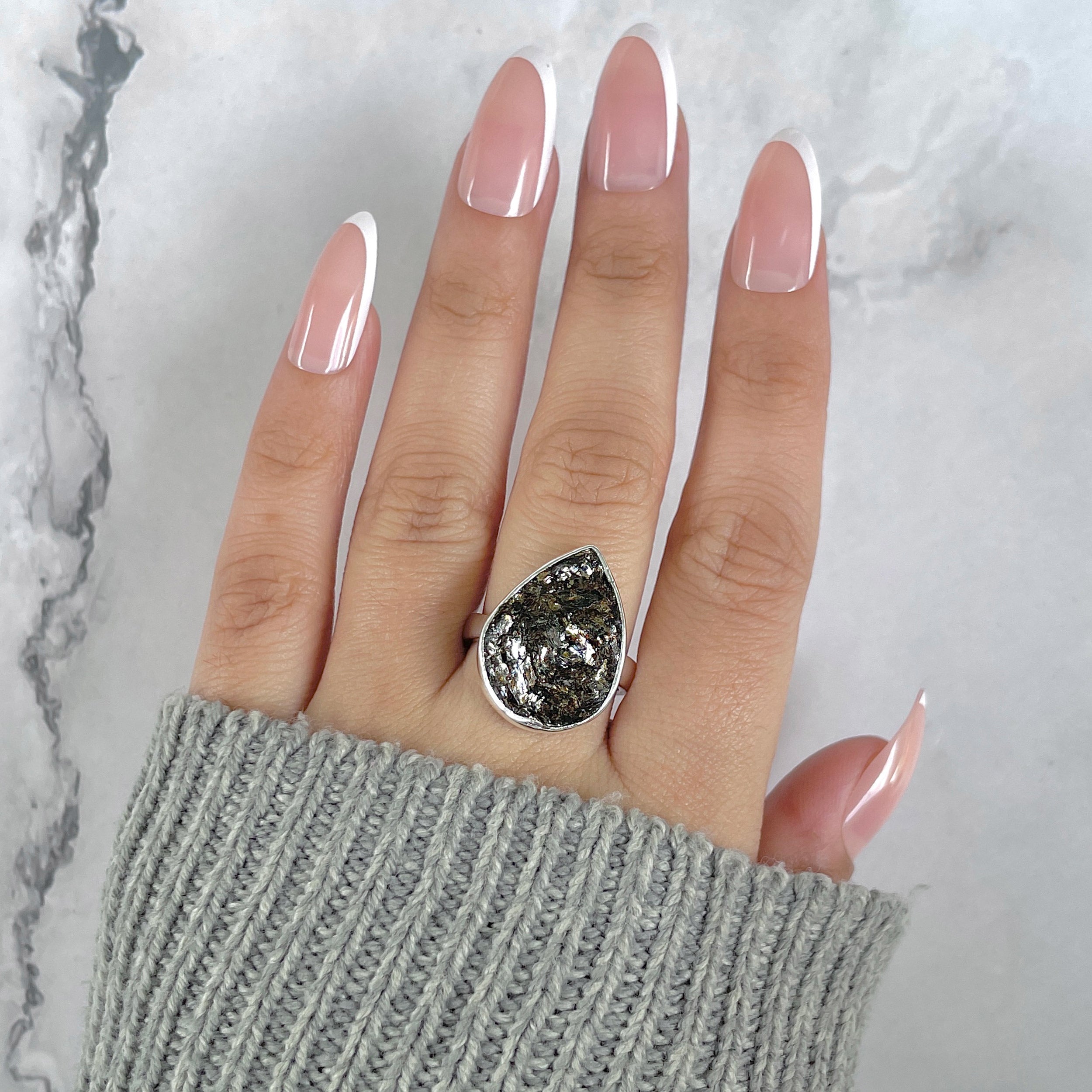 Astrophyllite Adjustable Ring-(AST-R-32.)