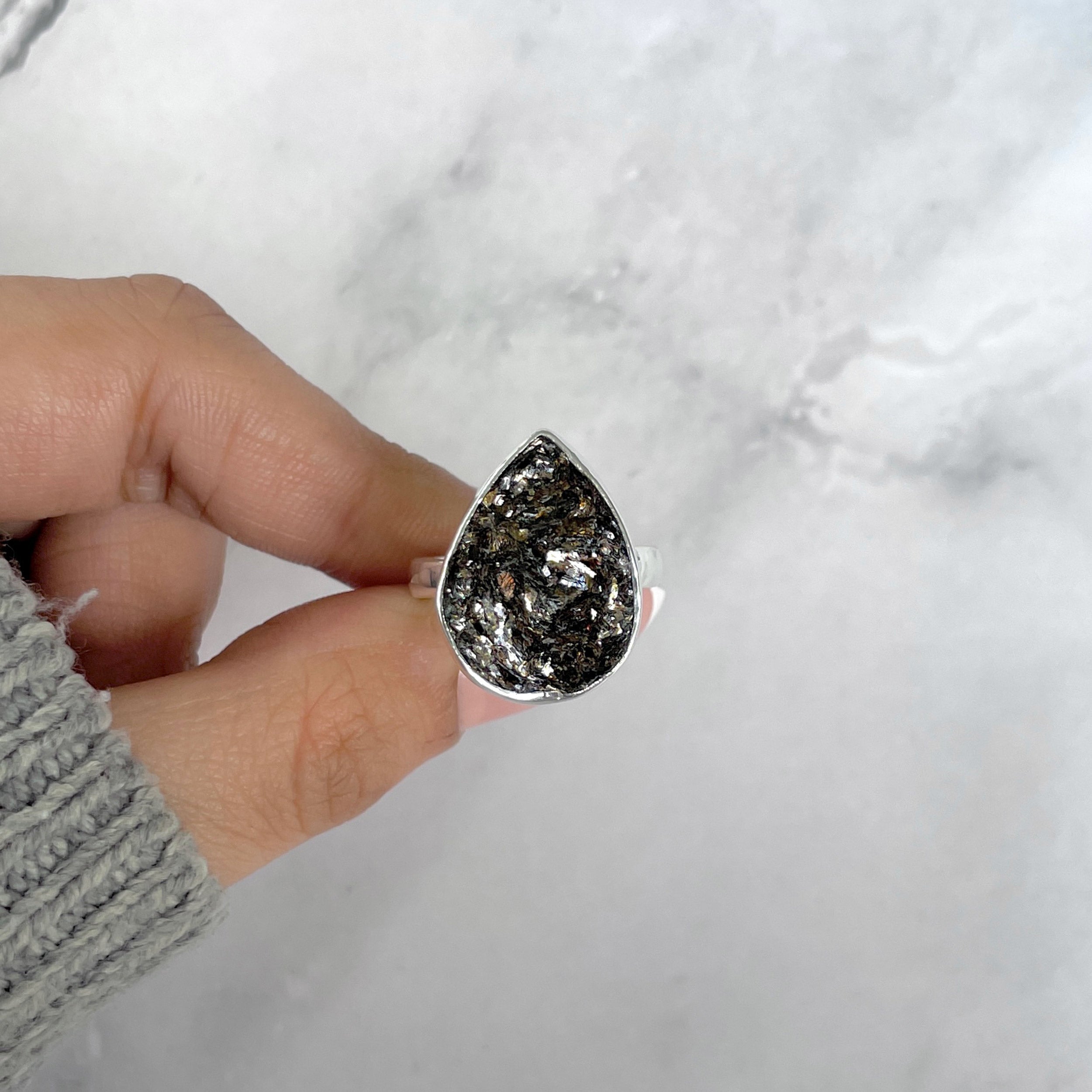 Astrophyllite Adjustable Ring-(AST-R-32.)