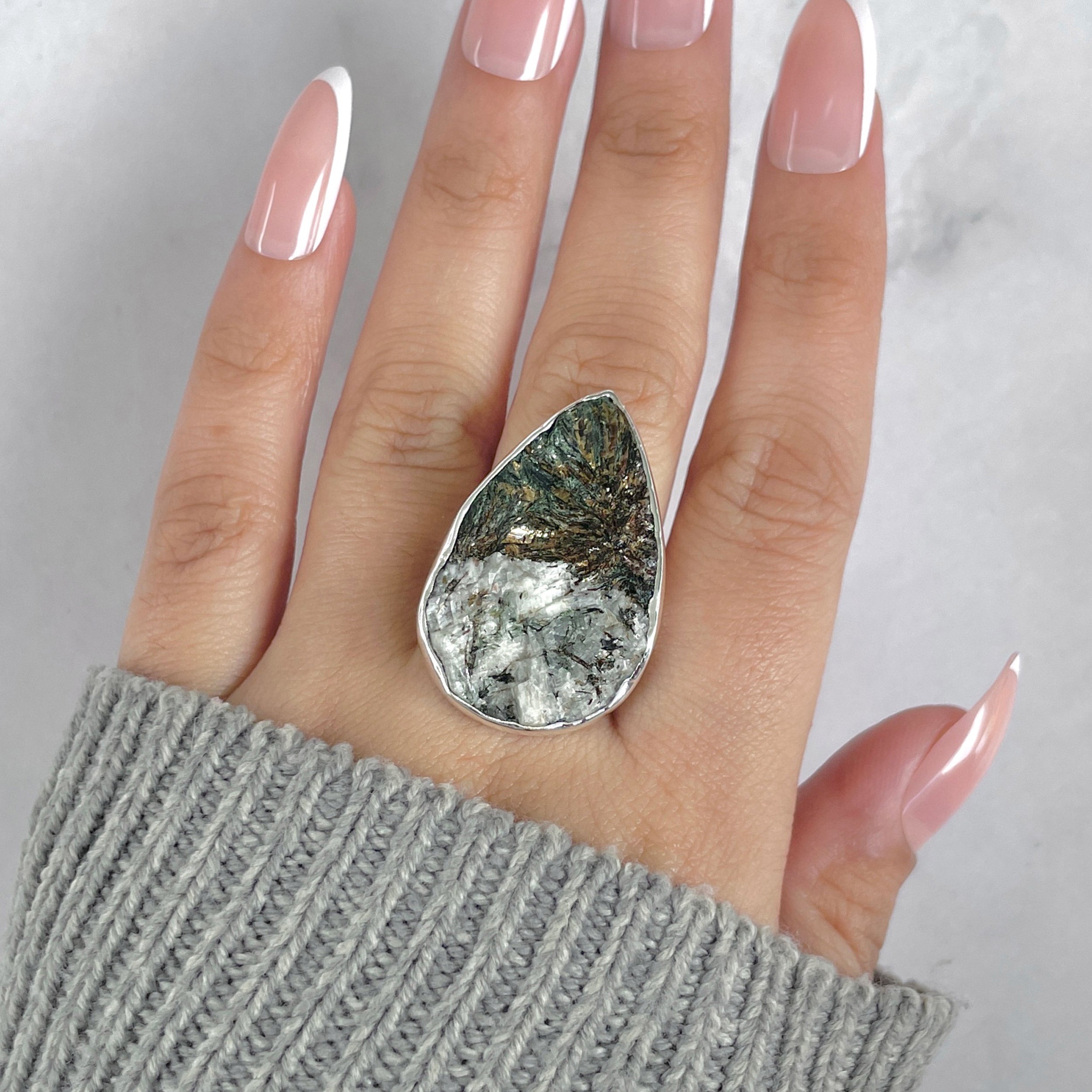 Astrophyllite Adjustable Ring-(AST-R-36.)