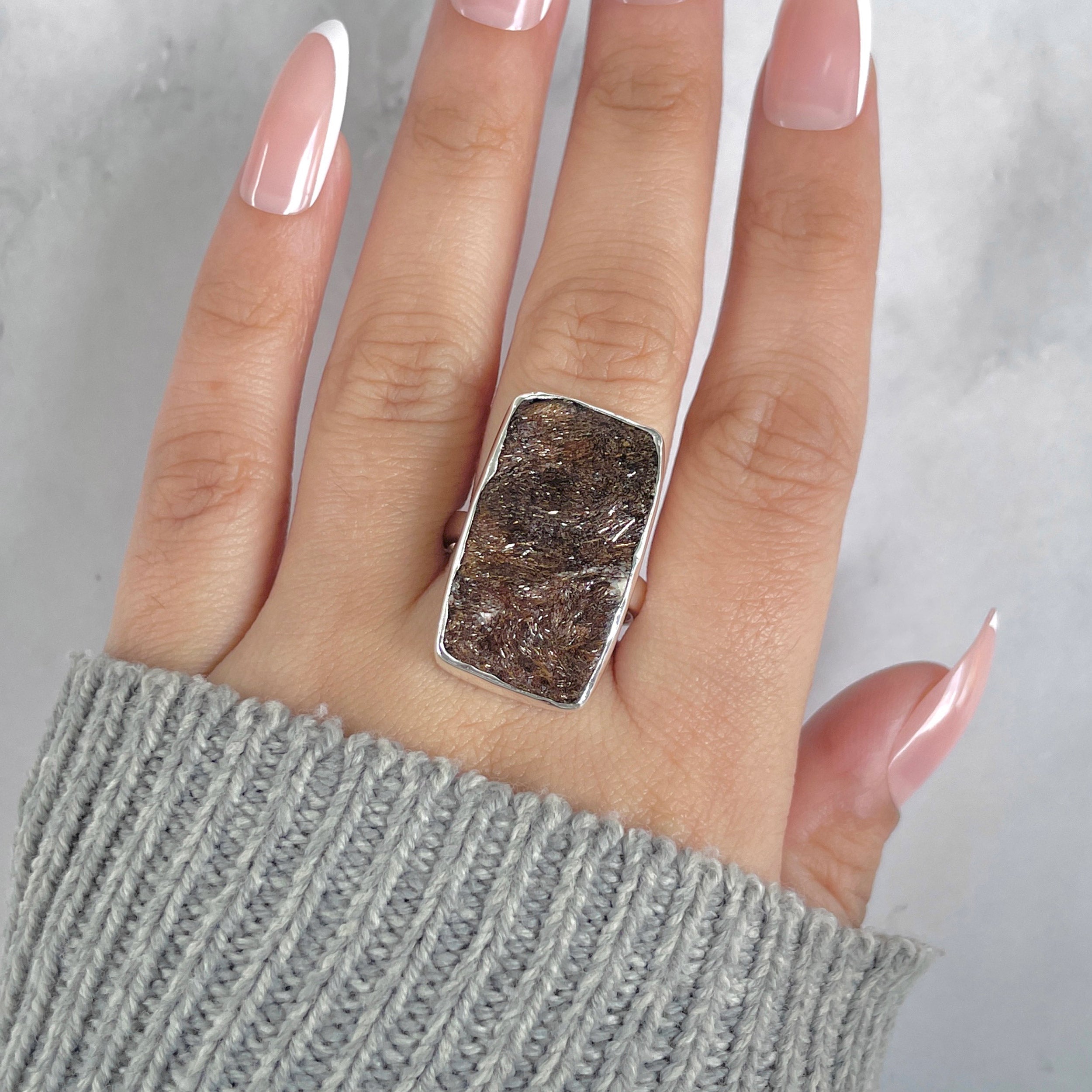 Astrophyllite Adjustable Ring-(AST-R-37.)