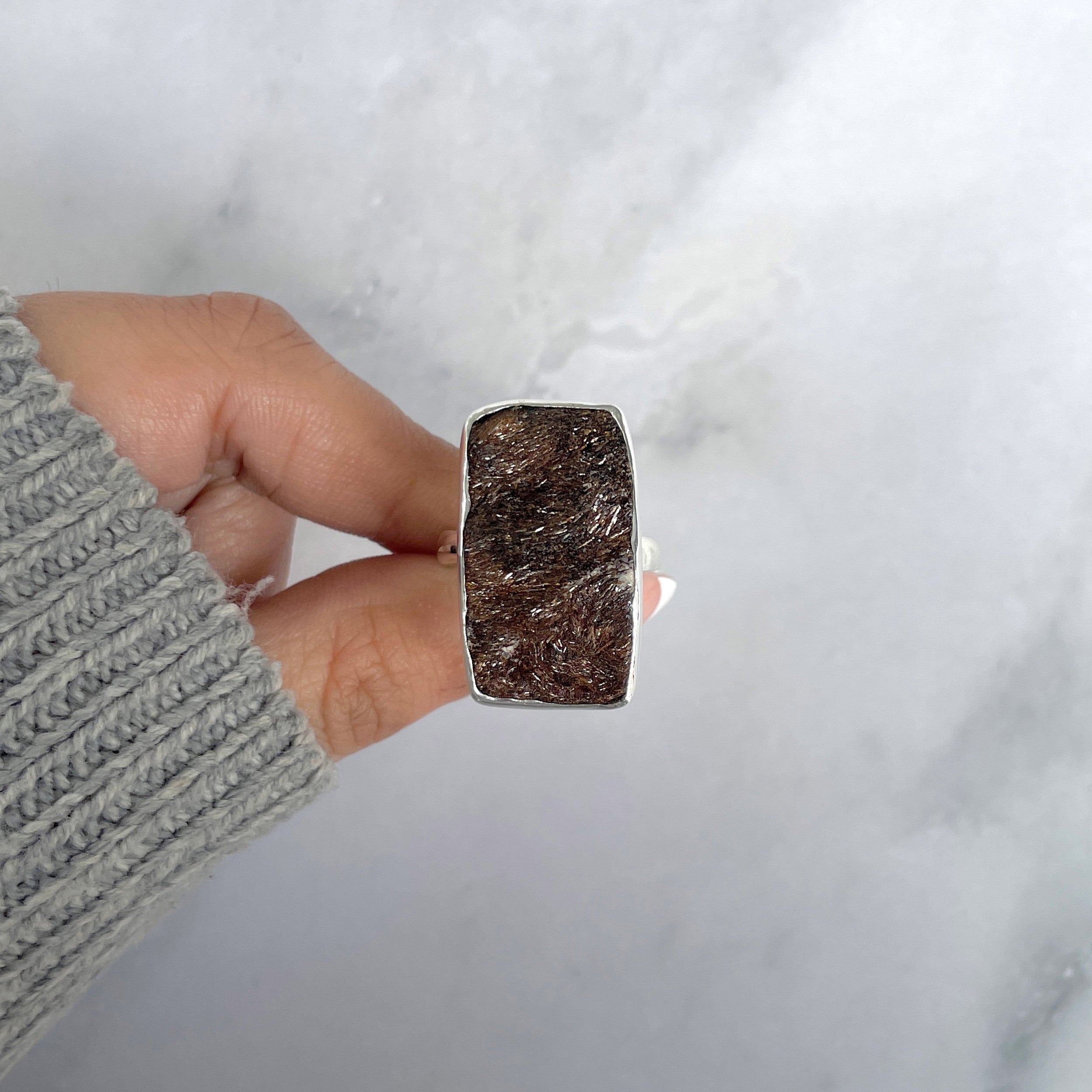 Astrophyllite Adjustable Ring-(AST-R-37.)