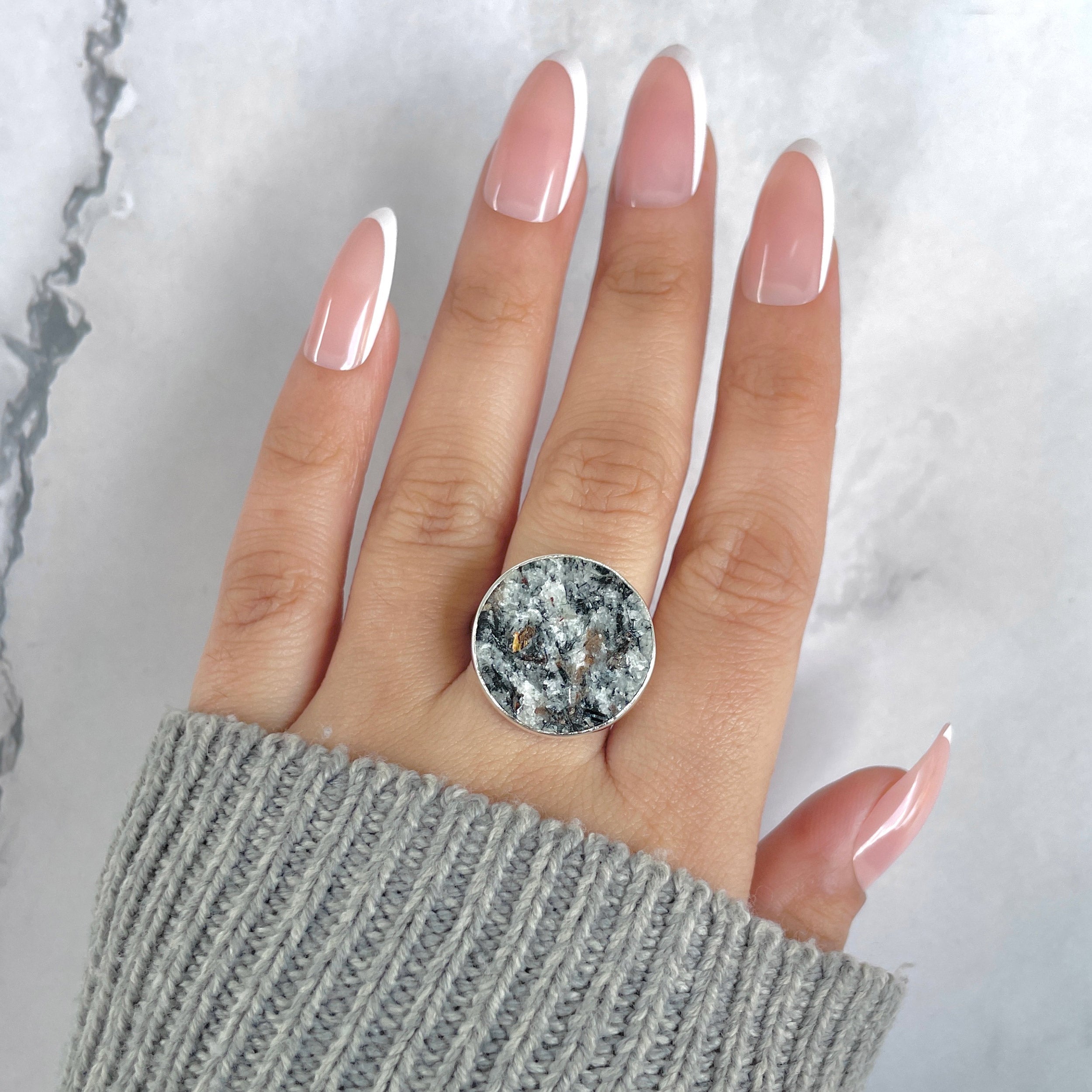 Astrophyllite Adjustable Ring-(AST-R-38.)