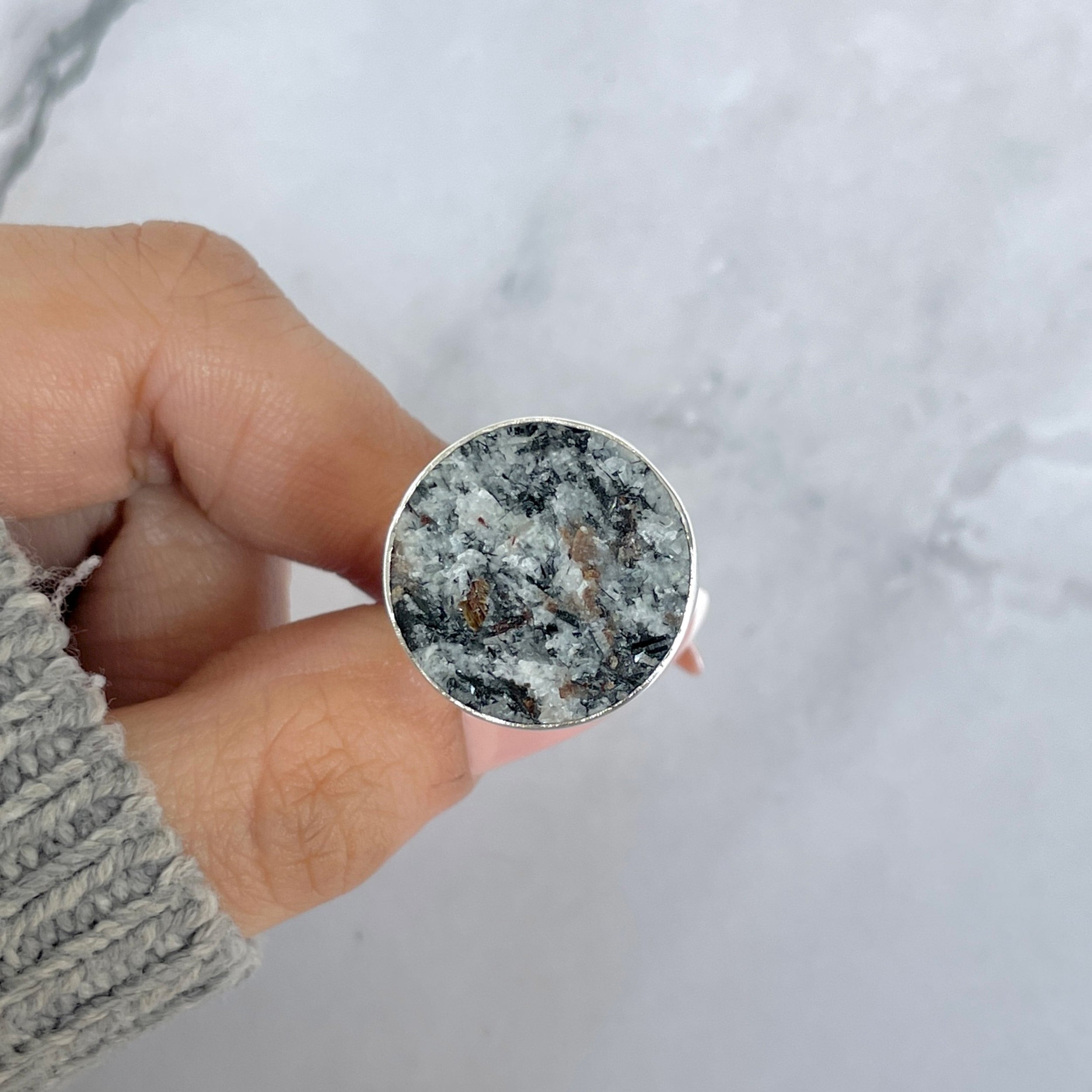 Astrophyllite Adjustable Ring-(AST-R-38.)