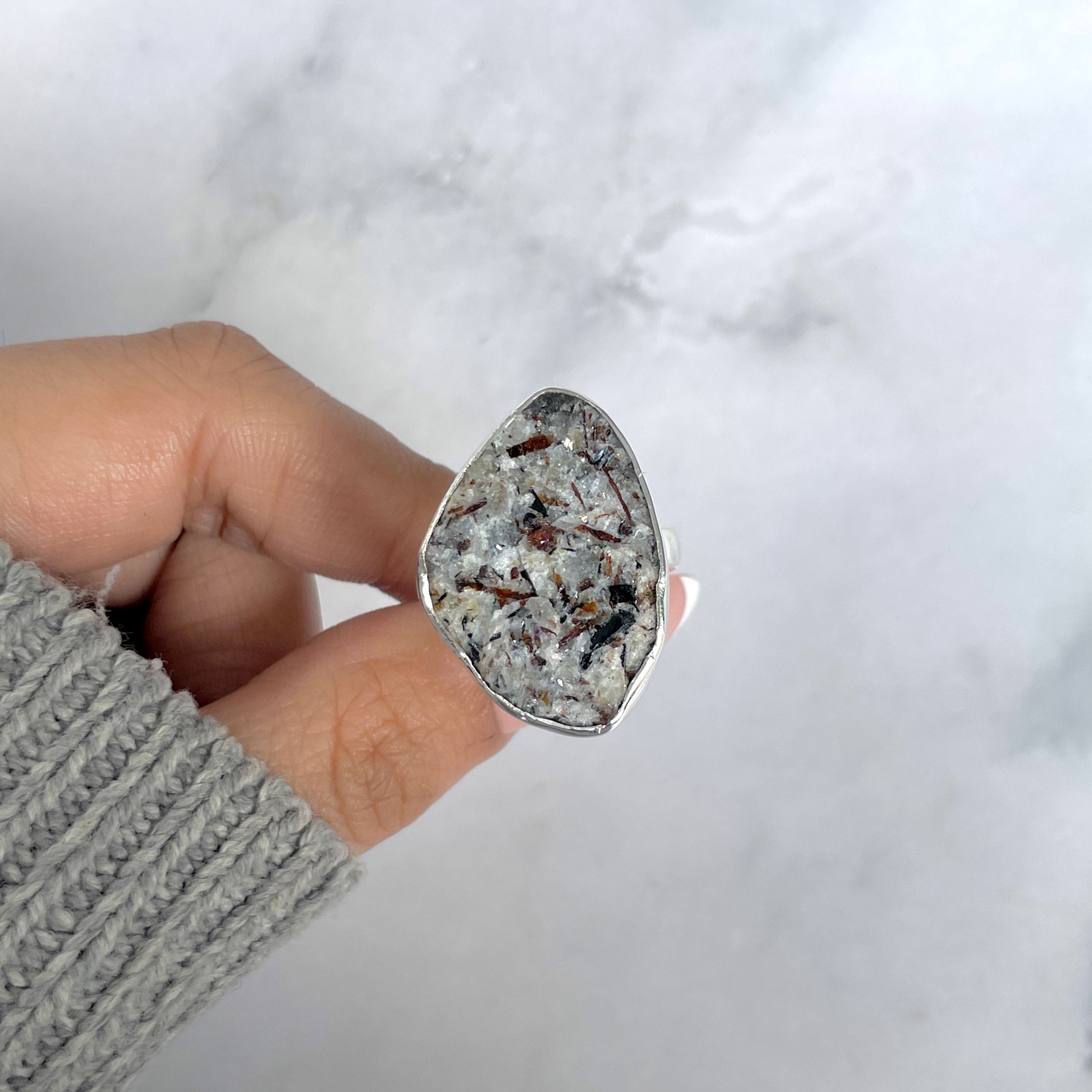 Astrophyllite Adjustable Ring-(AST-R-39.)