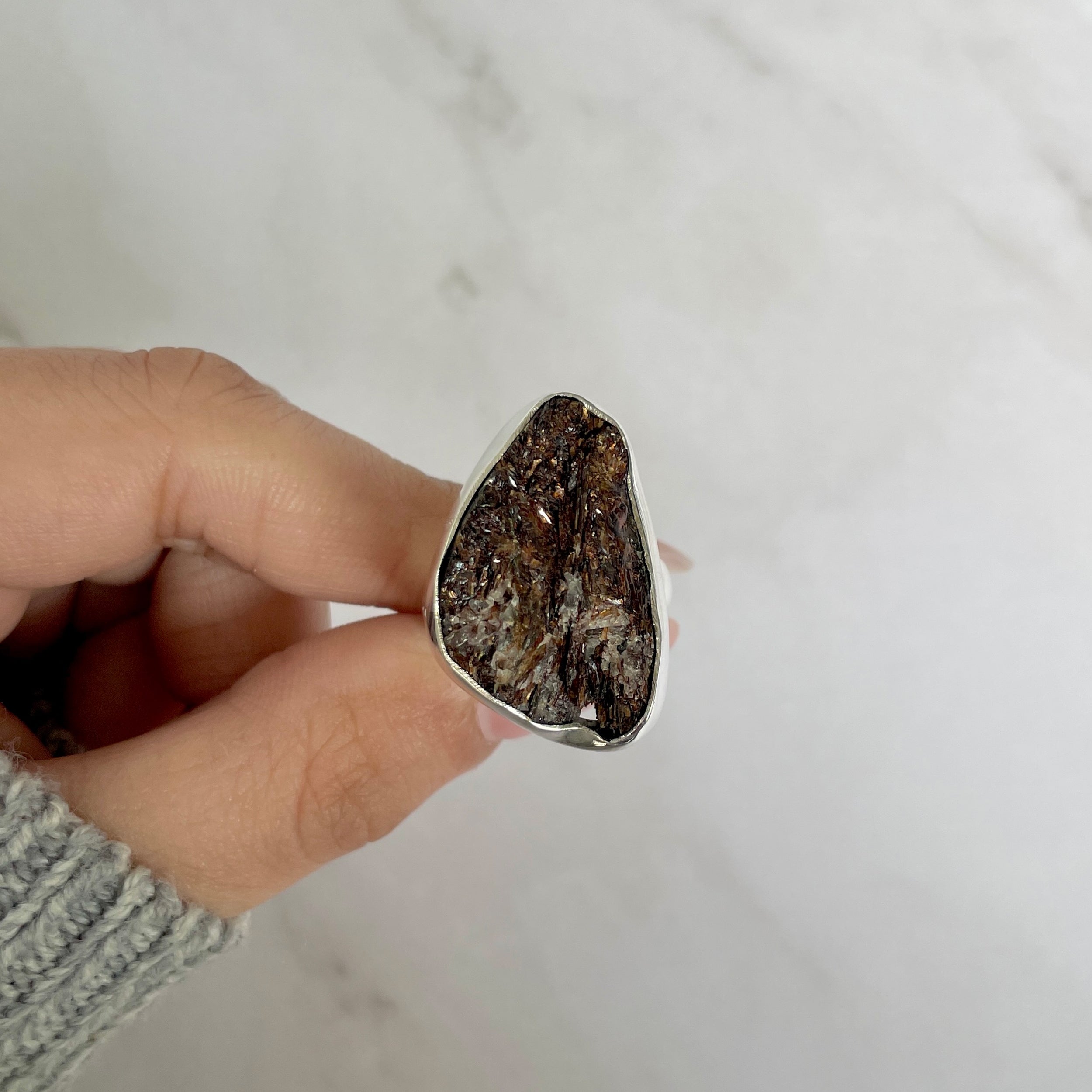 Astrophyllite Adjustable Ring-(AST-R-4.)