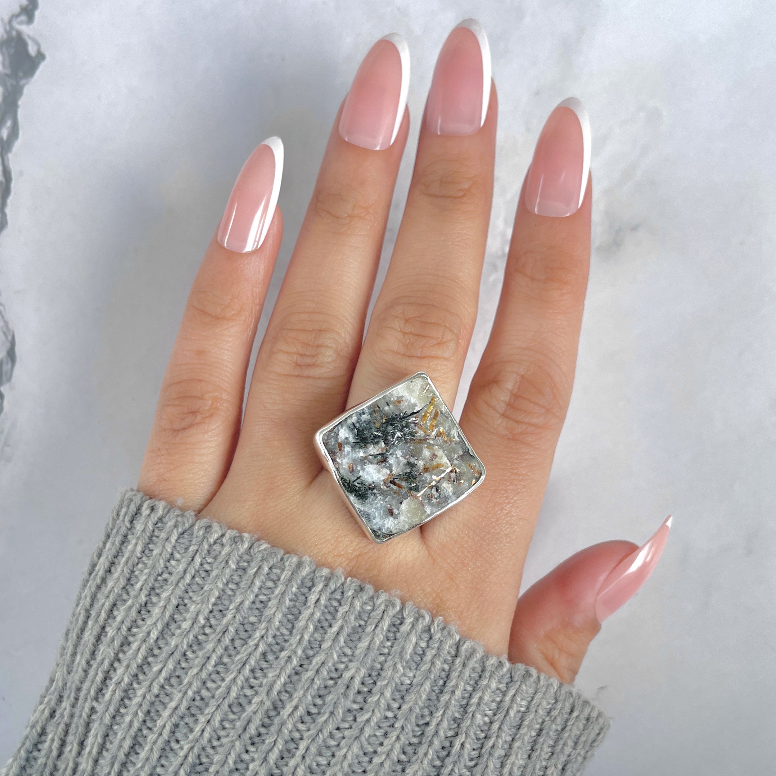 Astrophyllite Adjustable Ring-(AST-R-40.)