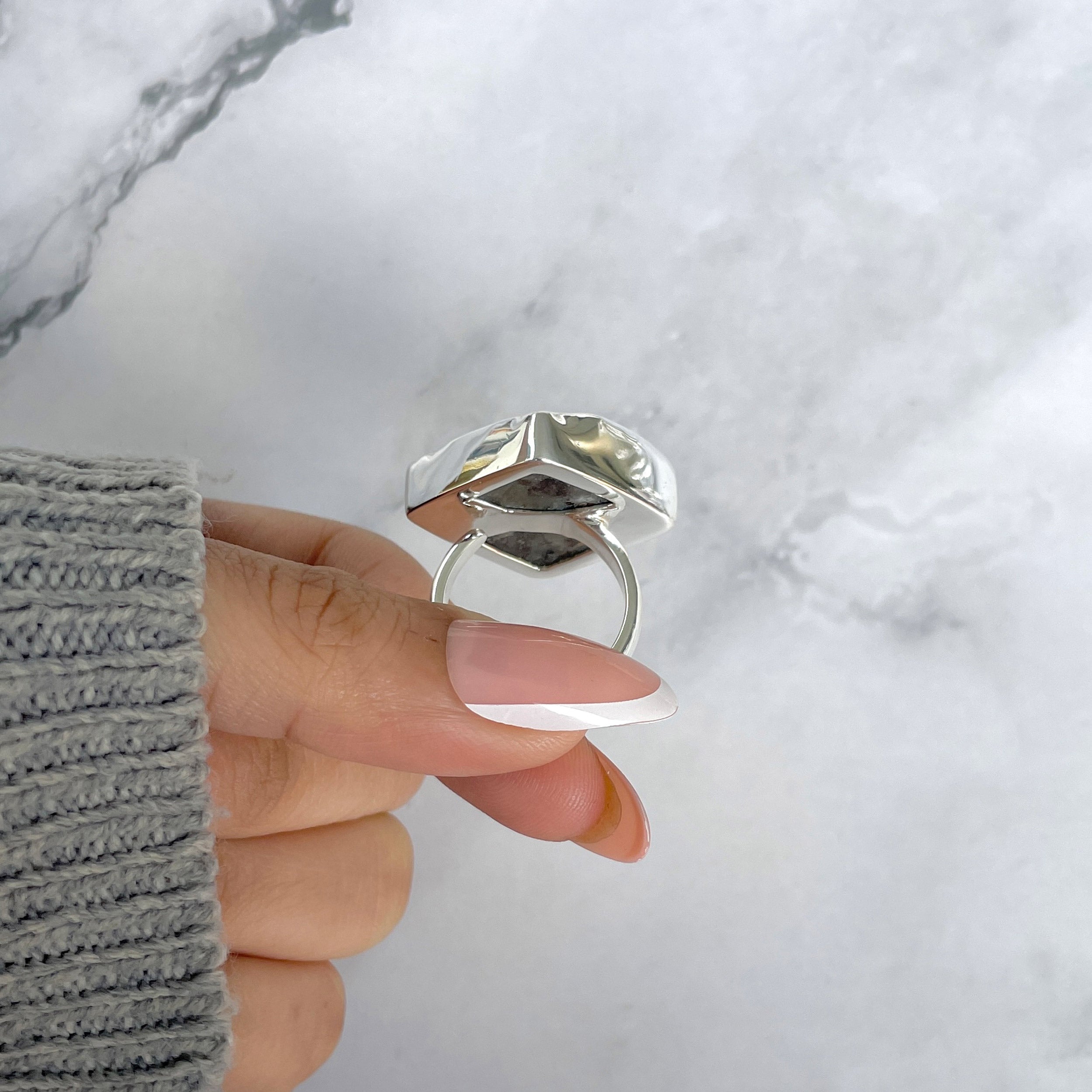 Astrophyllite Adjustable Ring-(AST-R-40.)