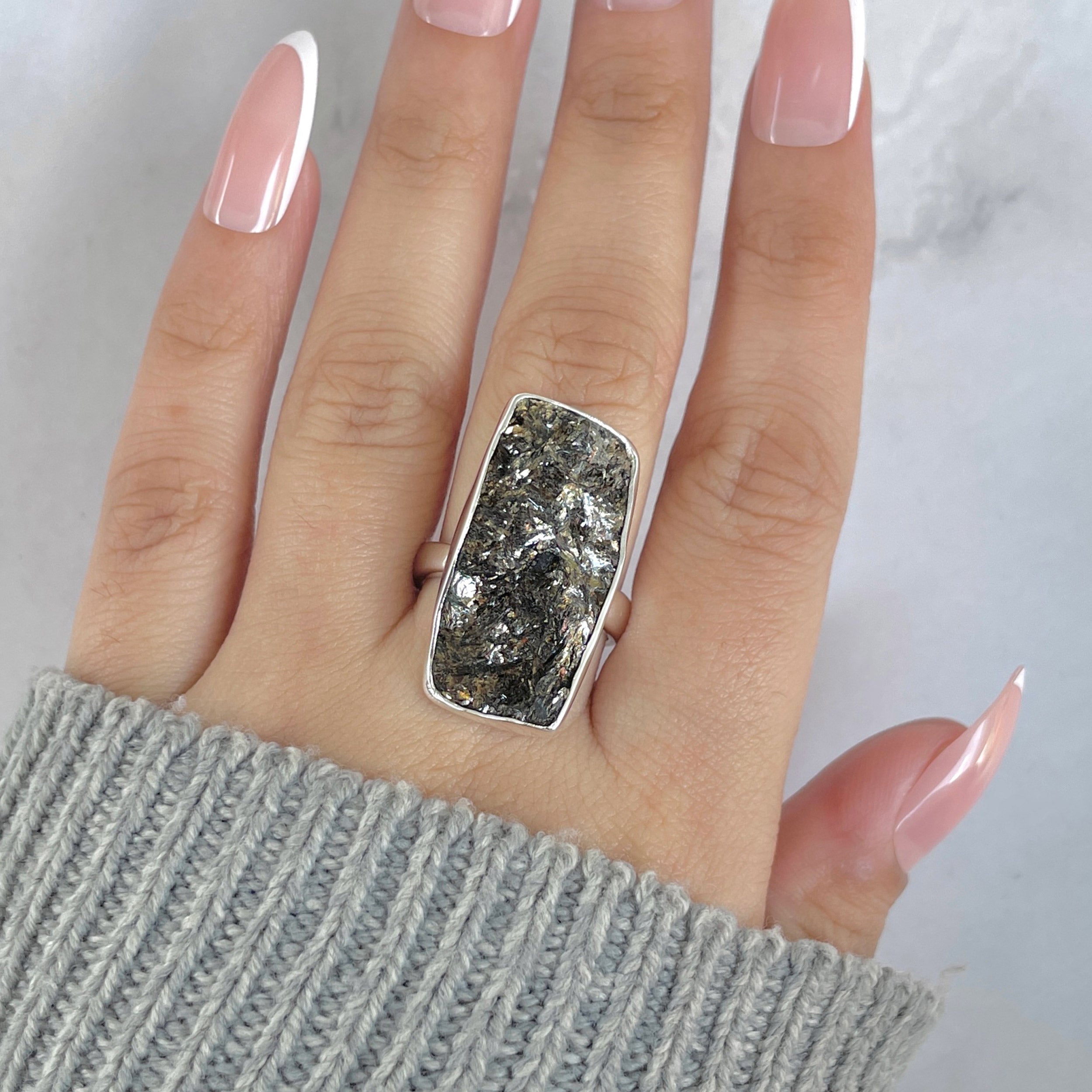 Astrophyllite Adjustable Ring-(AST-R-41.)