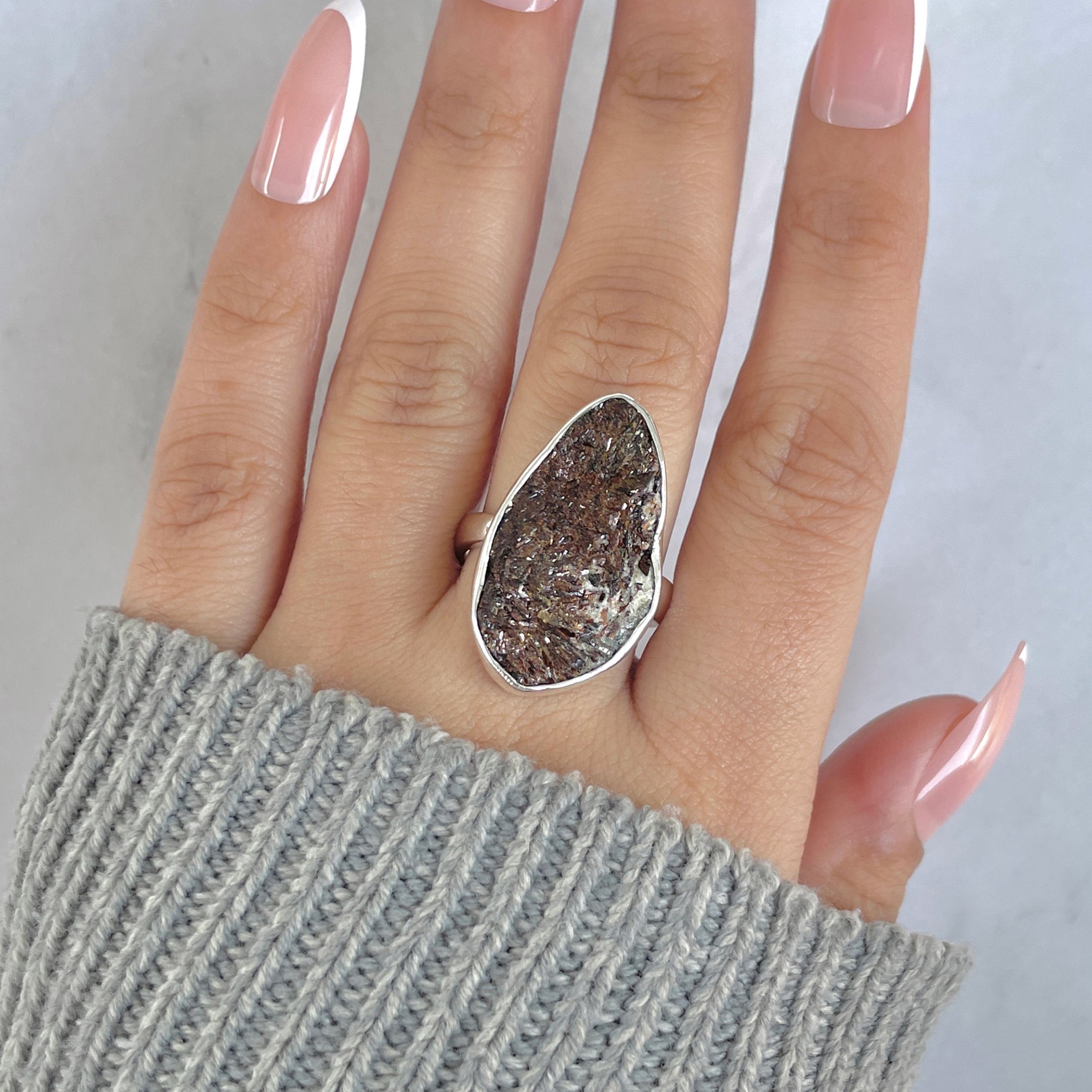 Astrophyllite Adjustable Ring-(AST-R-42.)