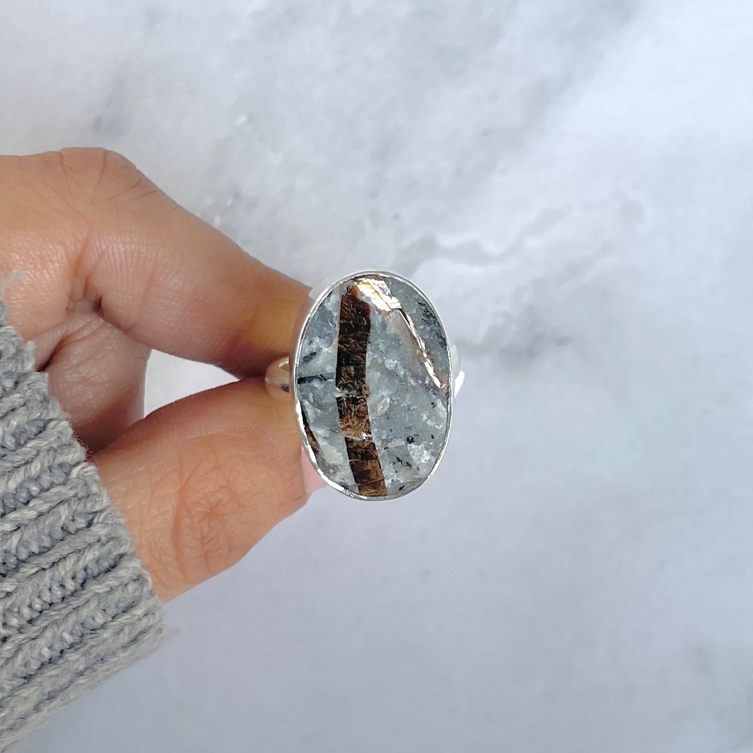 Astrophyllite Adjustable Ring-(AST-R-43.)