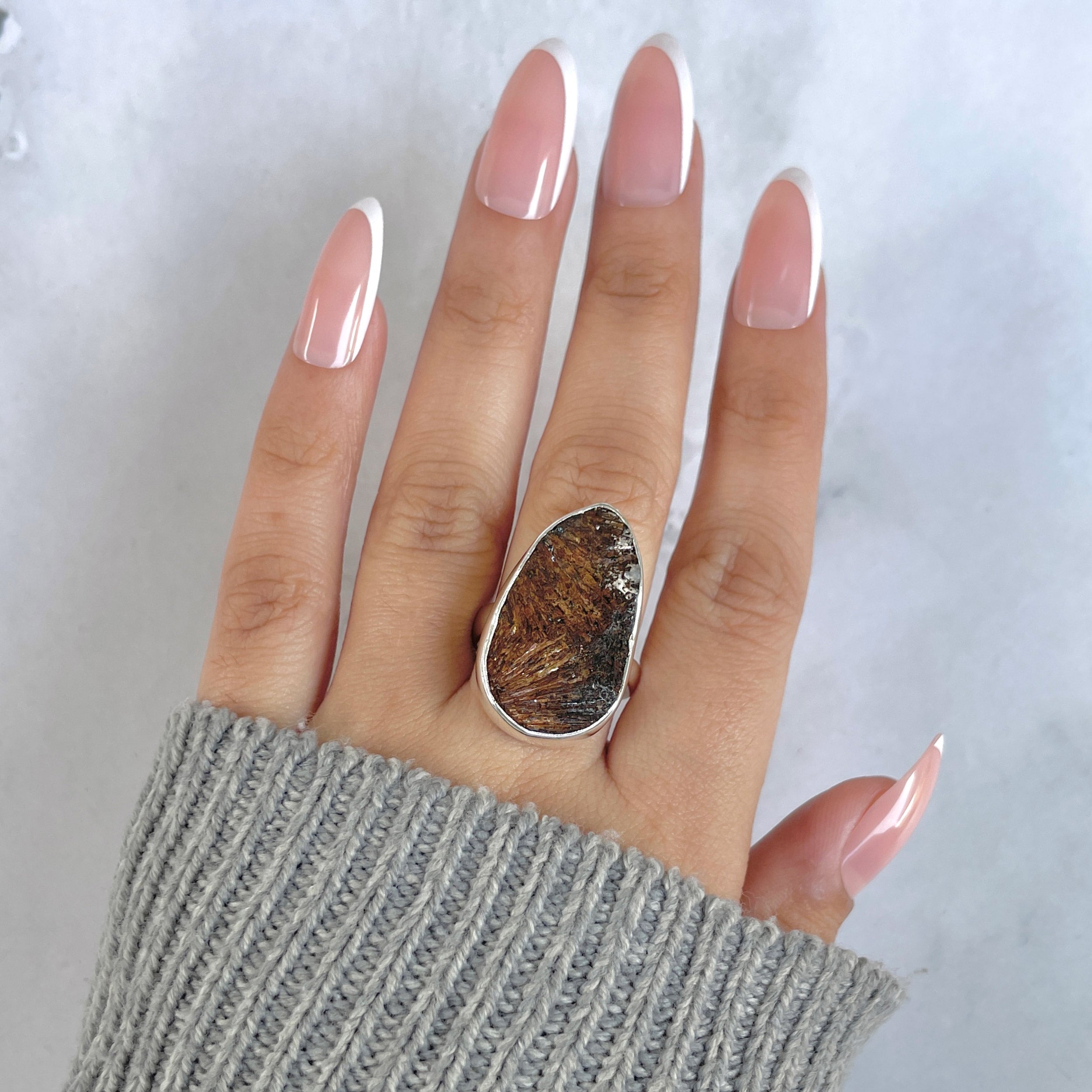 Astrophyllite Adjustable Ring-(AST-R-44.)
