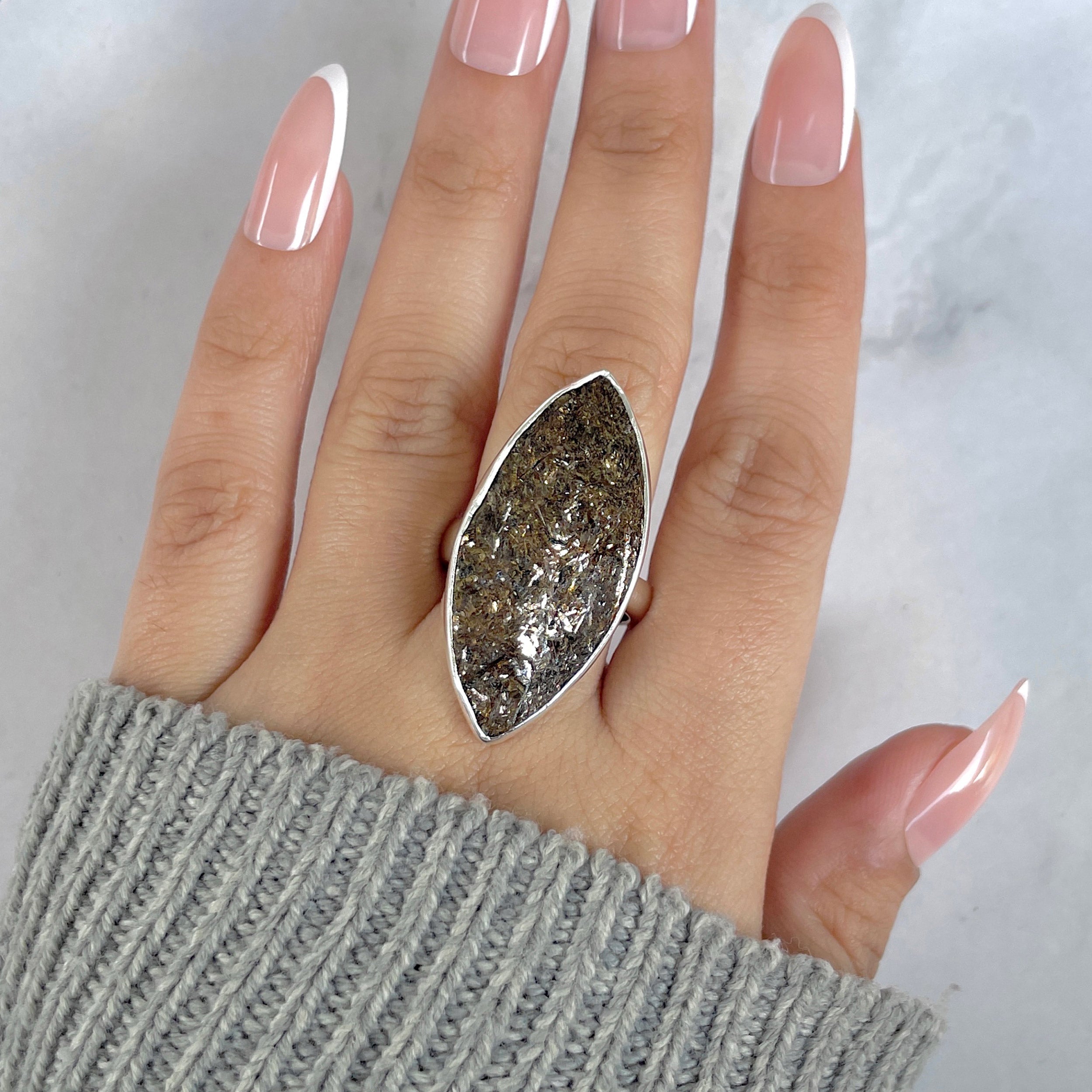 Astrophyllite Adjustable Ring-(AST-R-46.)