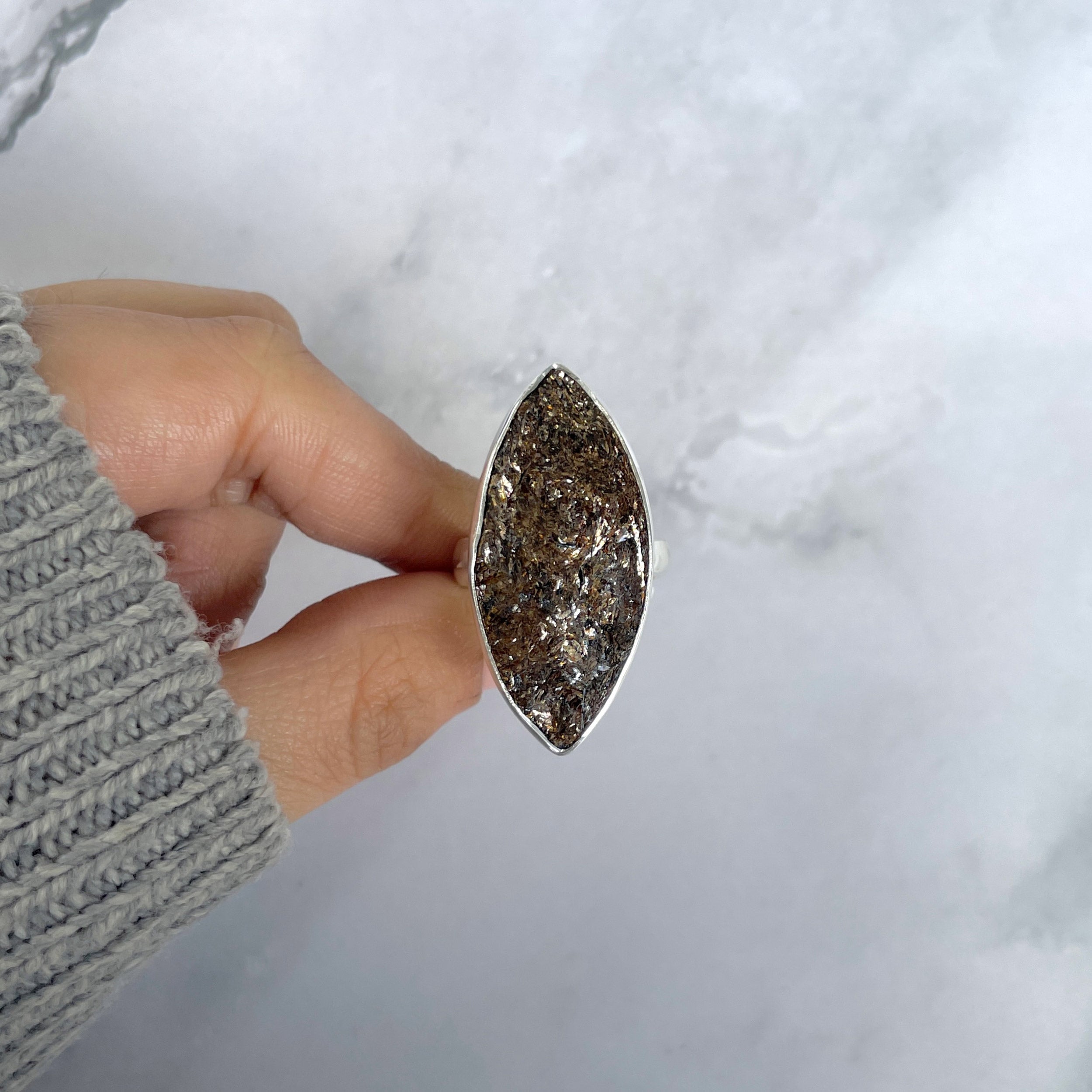 Astrophyllite Adjustable Ring-(AST-R-46.)