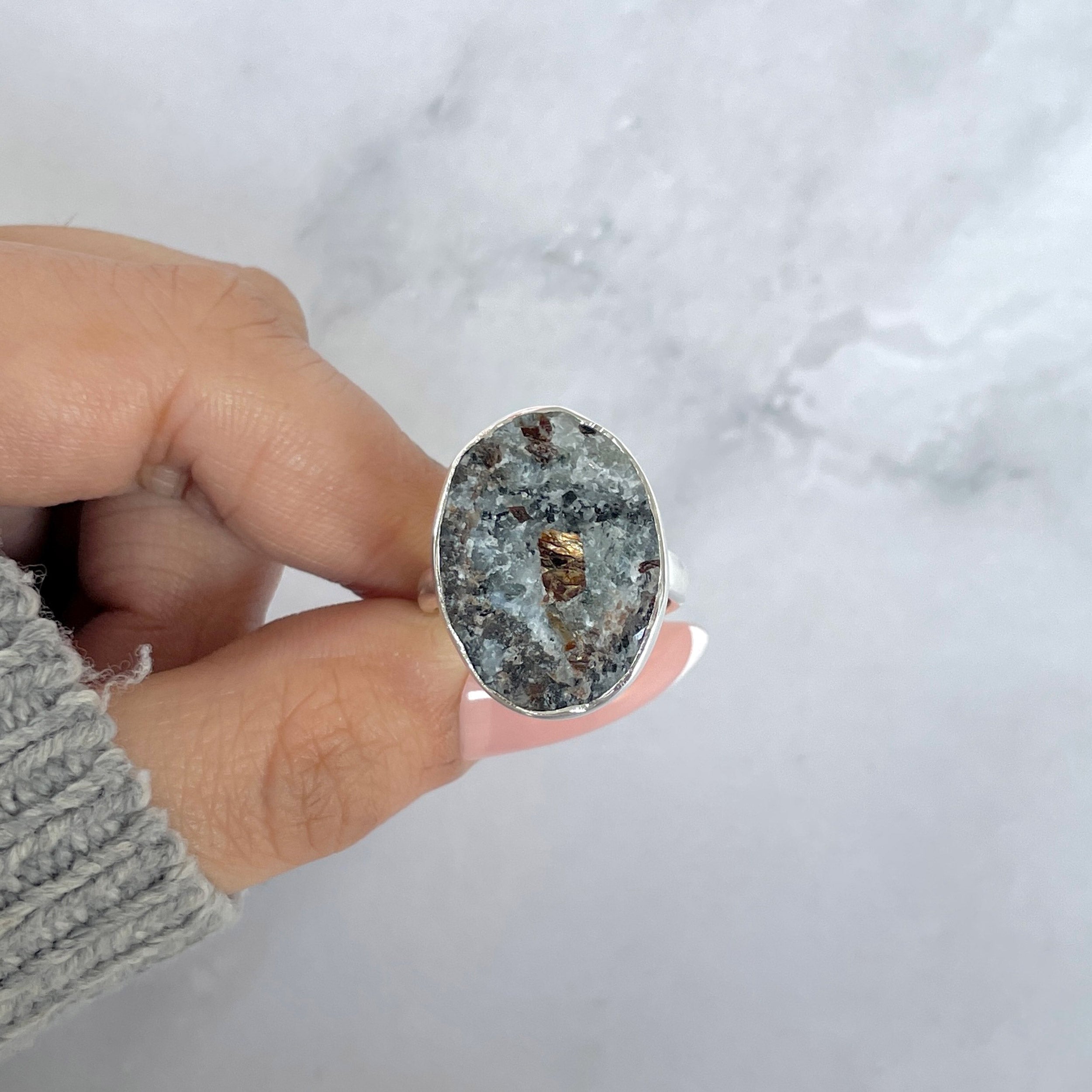 Astrophyllite Adjustable Ring-(AST-R-47.)