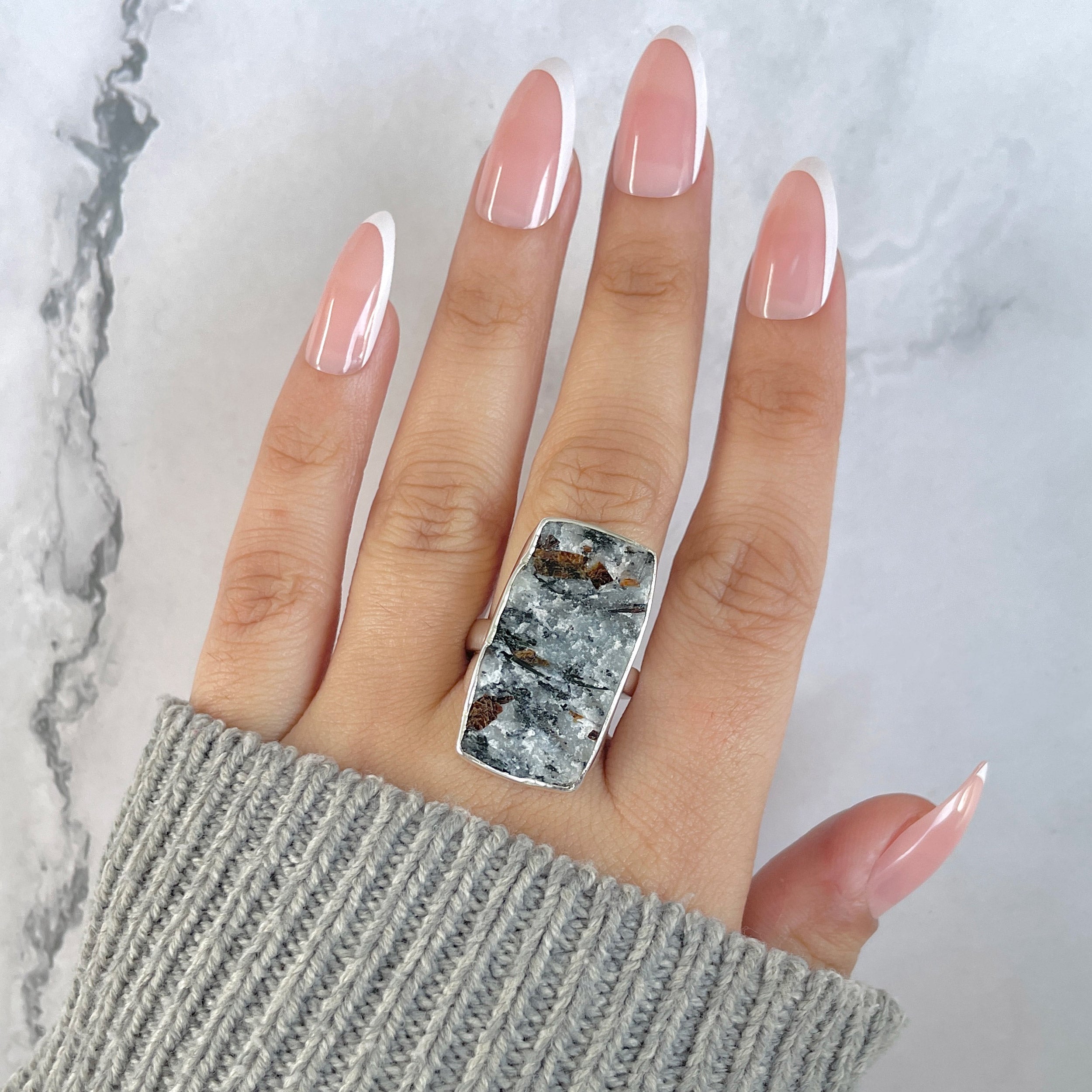 Astrophyllite Adjustable Ring-(AST-R-49.)