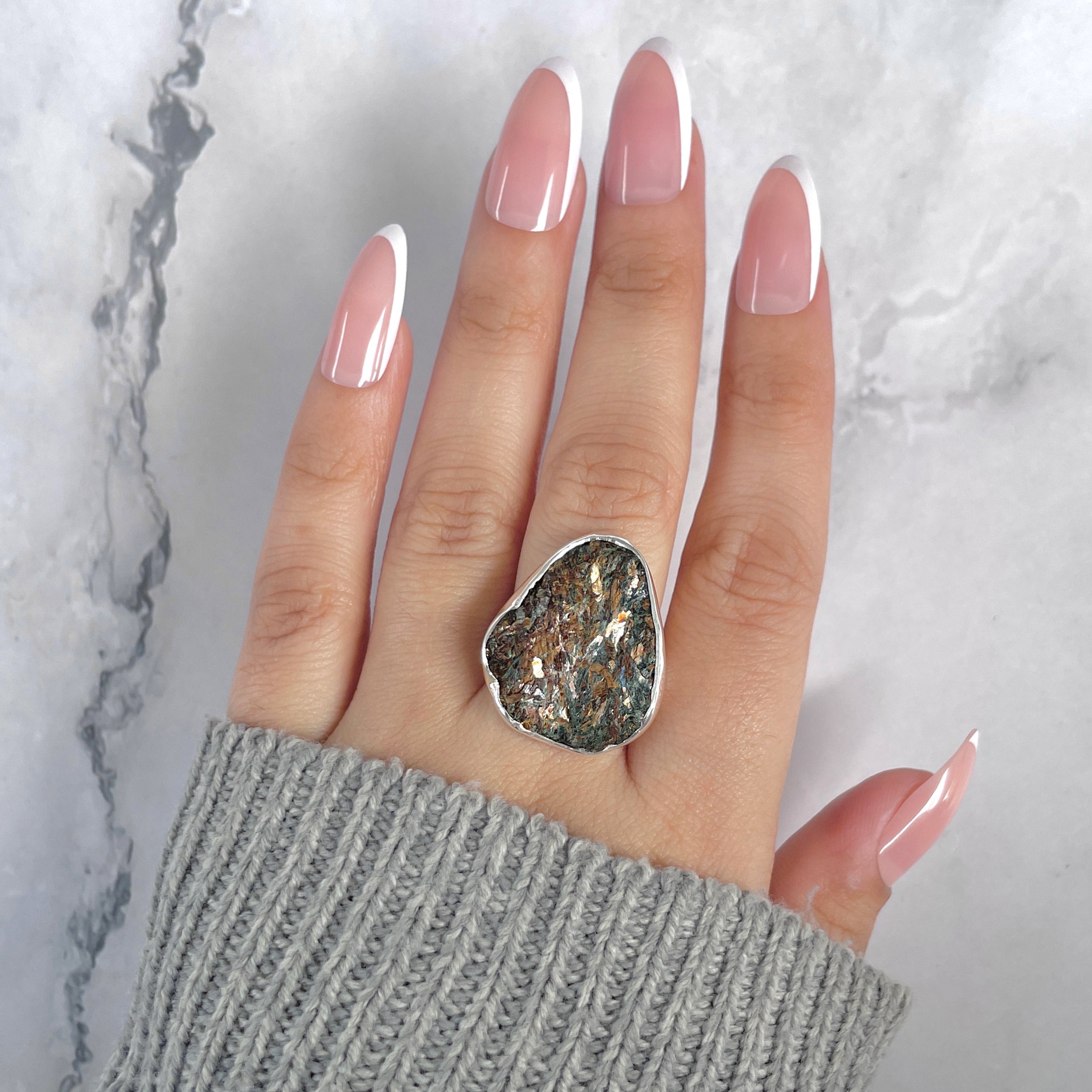 Astrophyllite Adjustable Ring-(AST-R-51.)