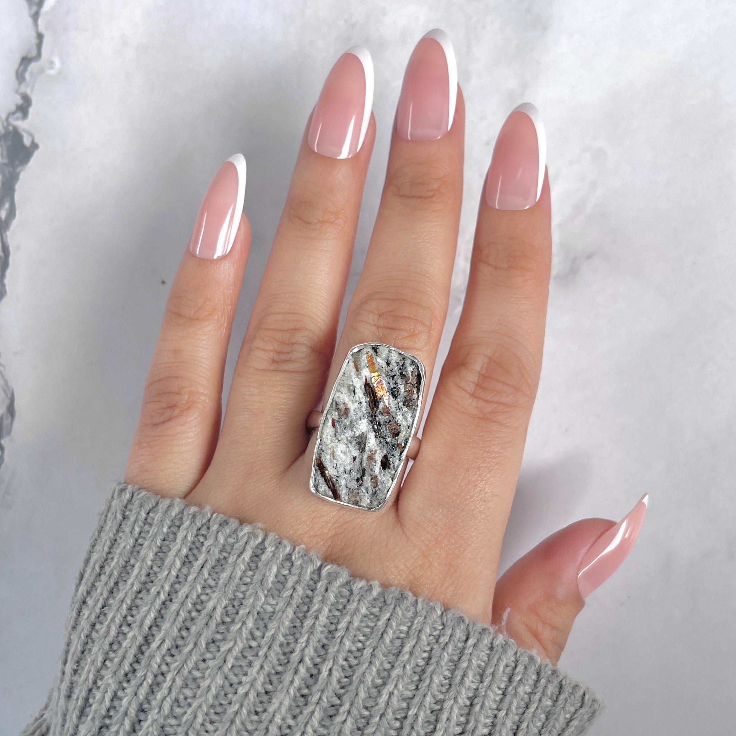 Astrophyllite Adjustable Ring-(AST-R-53.)
