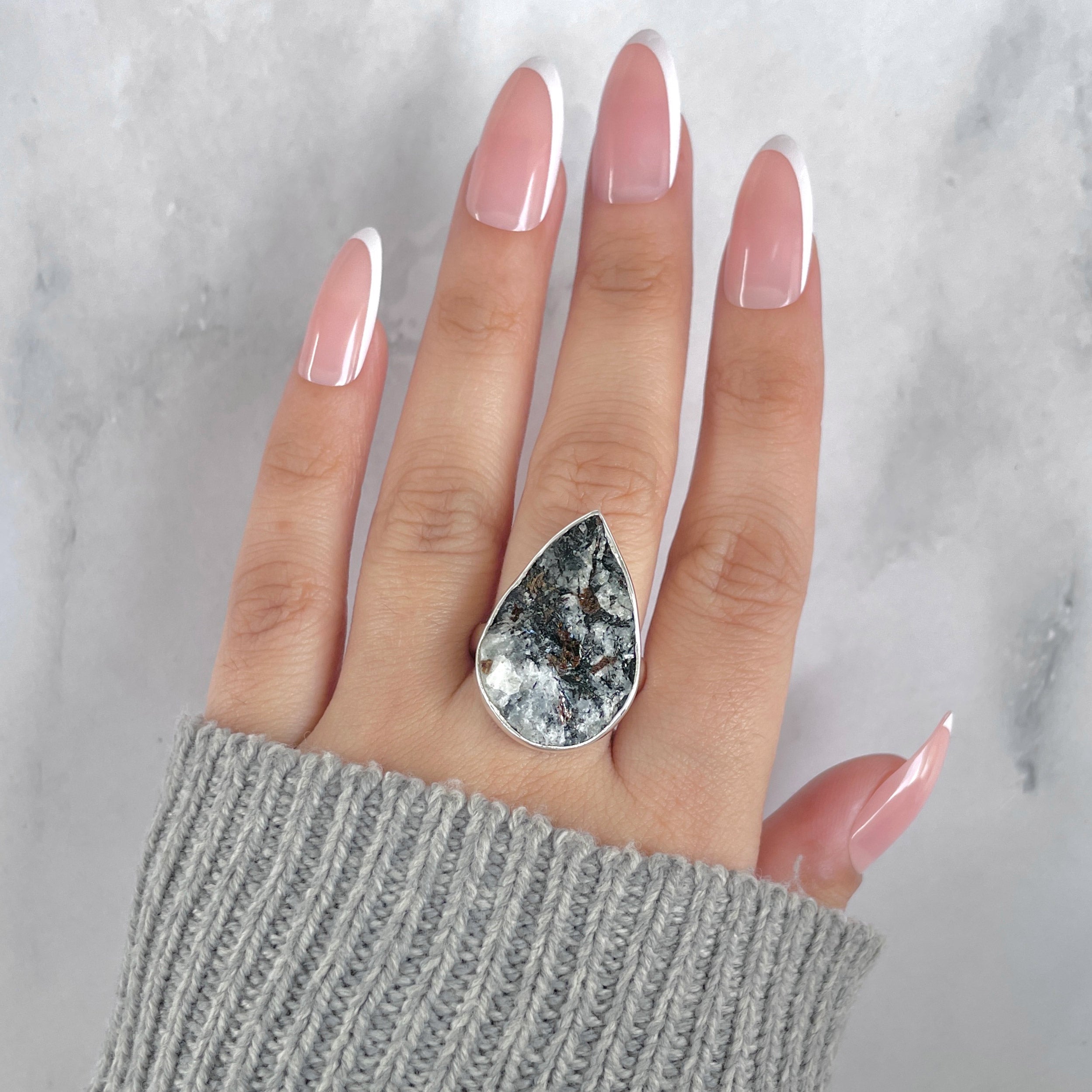 Astrophyllite Adjustable Ring-(AST-R-54.)