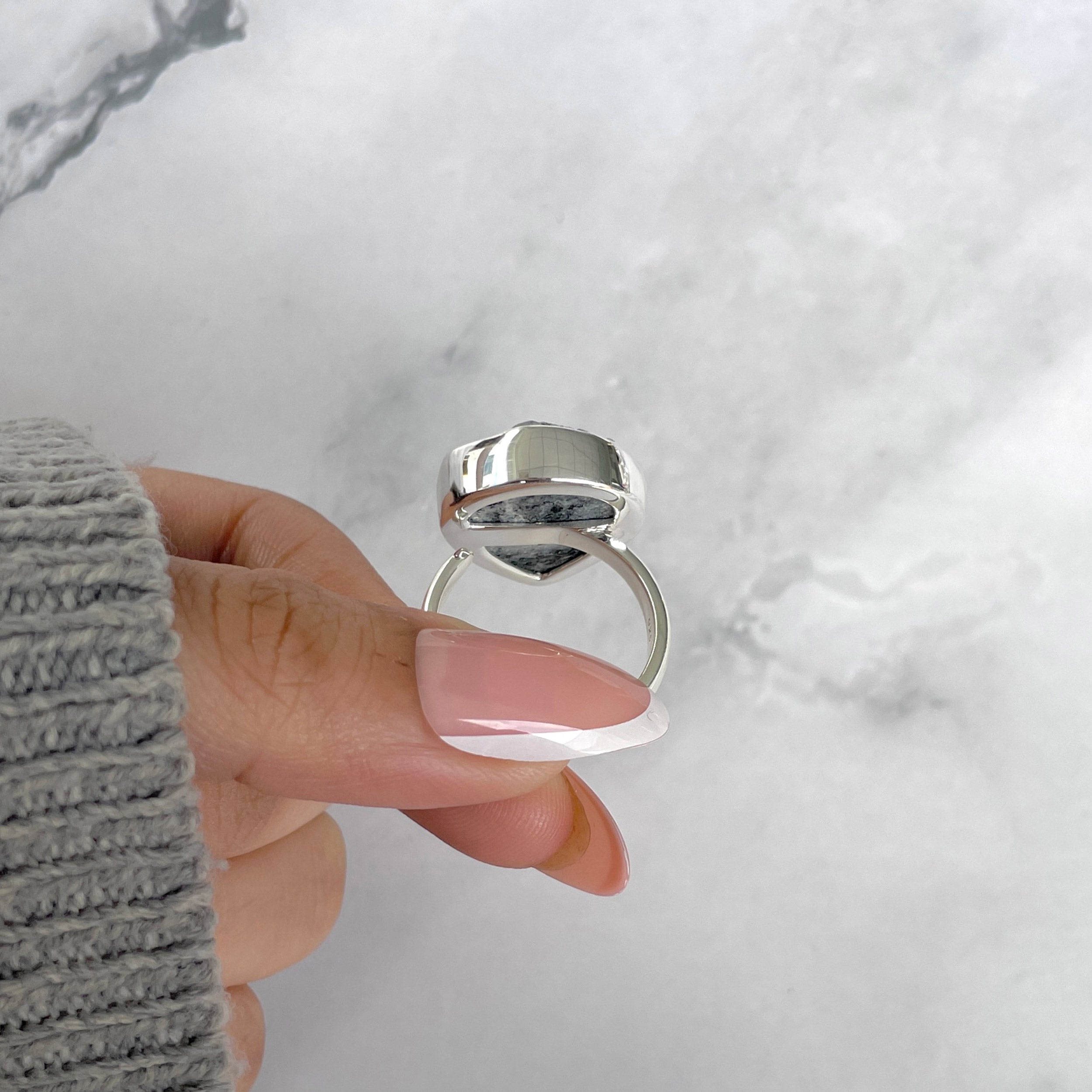 Astrophyllite Adjustable Ring-(AST-R-54.)