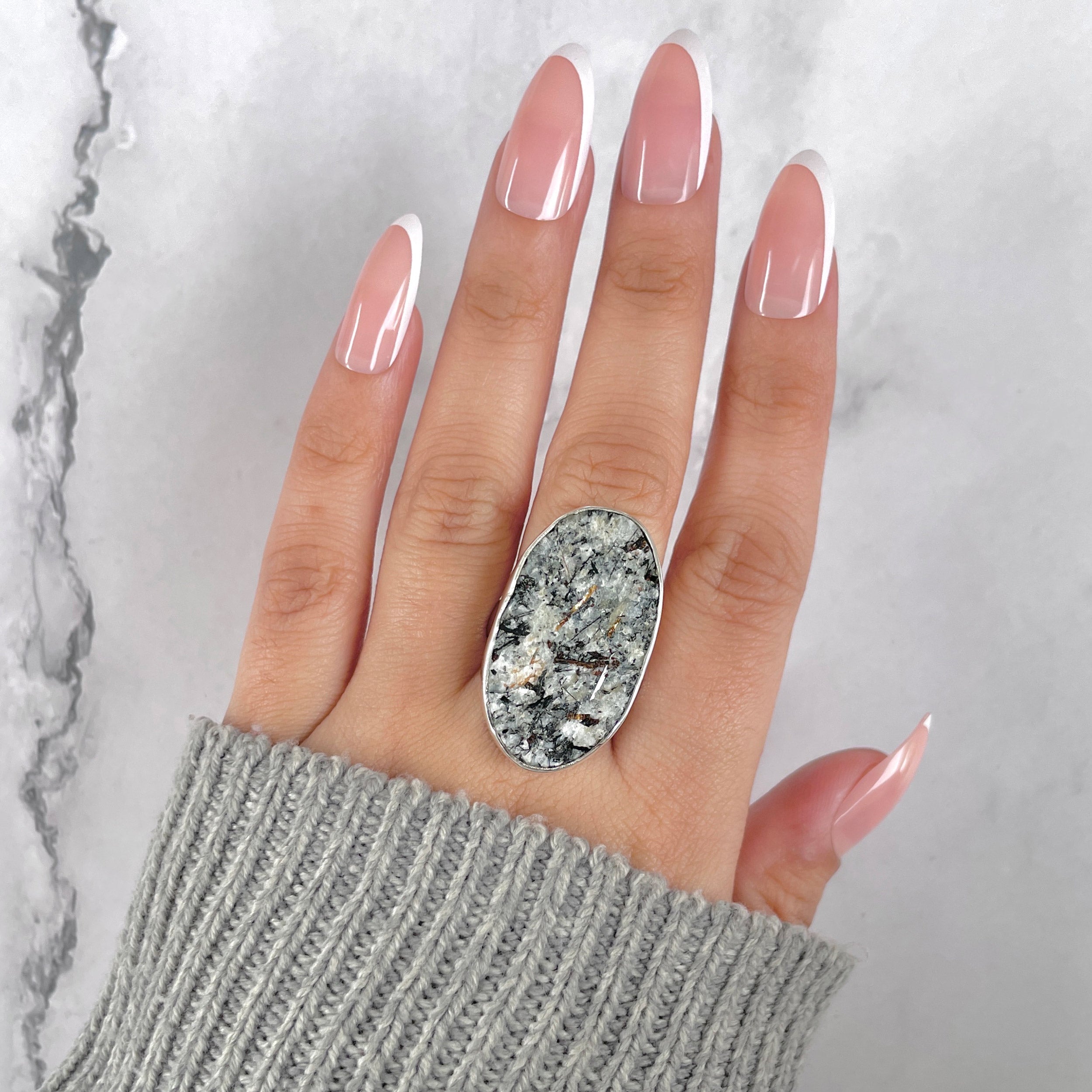 Astrophyllite Adjustable Ring-(AST-R-56.)
