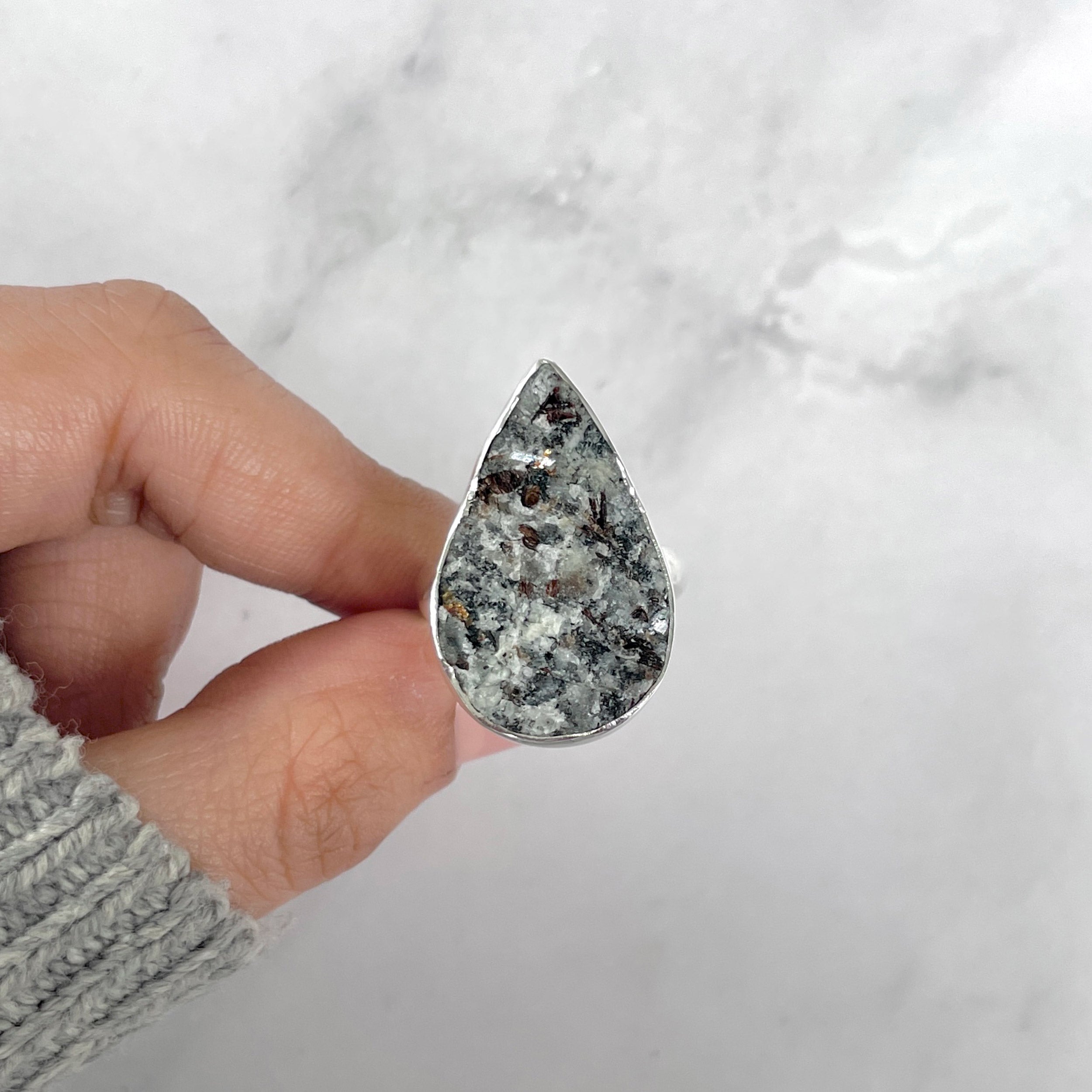 Astrophyllite Adjustable Ring-(AST-R-57.)