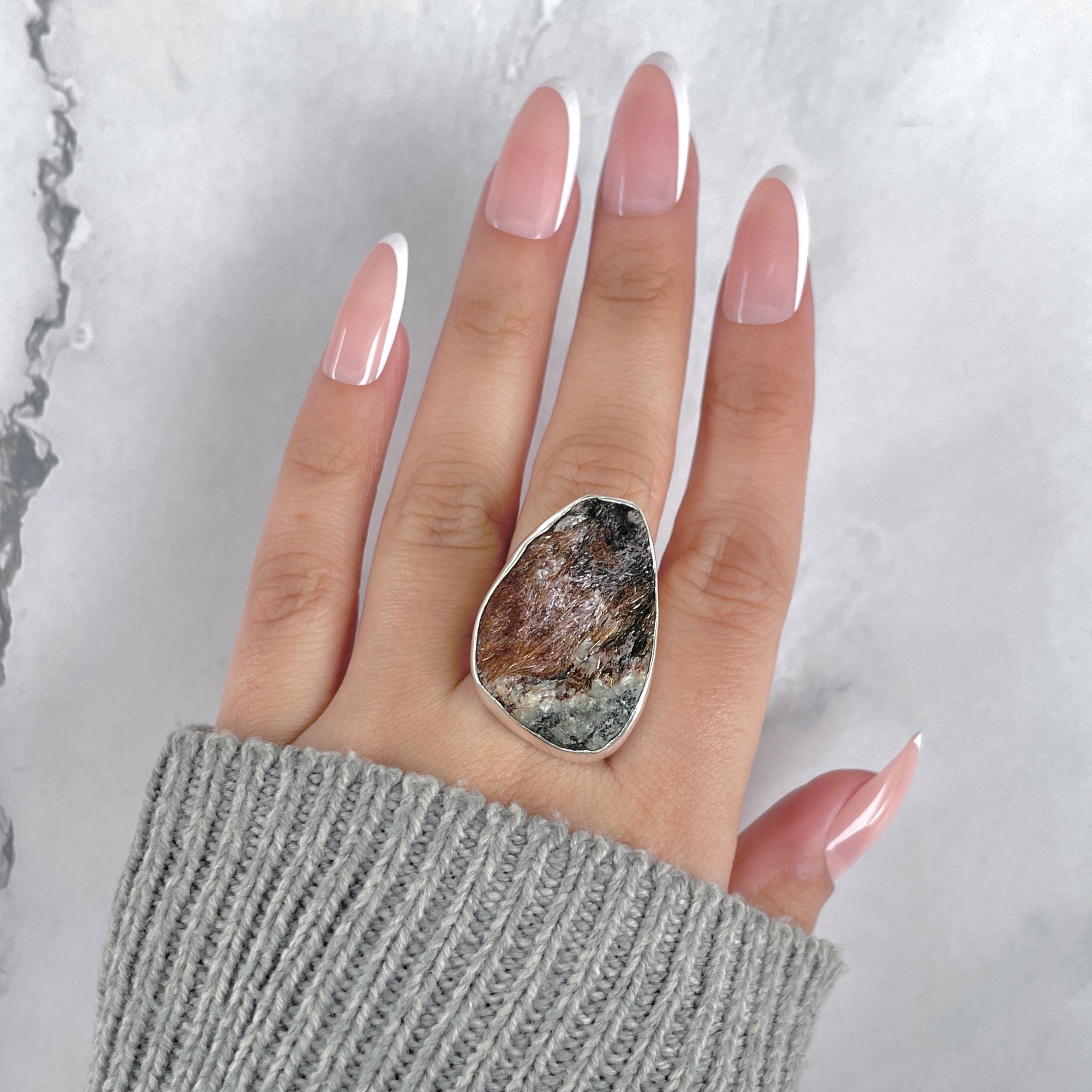 Astrophyllite Adjustable Ring-(AST-R-58.)
